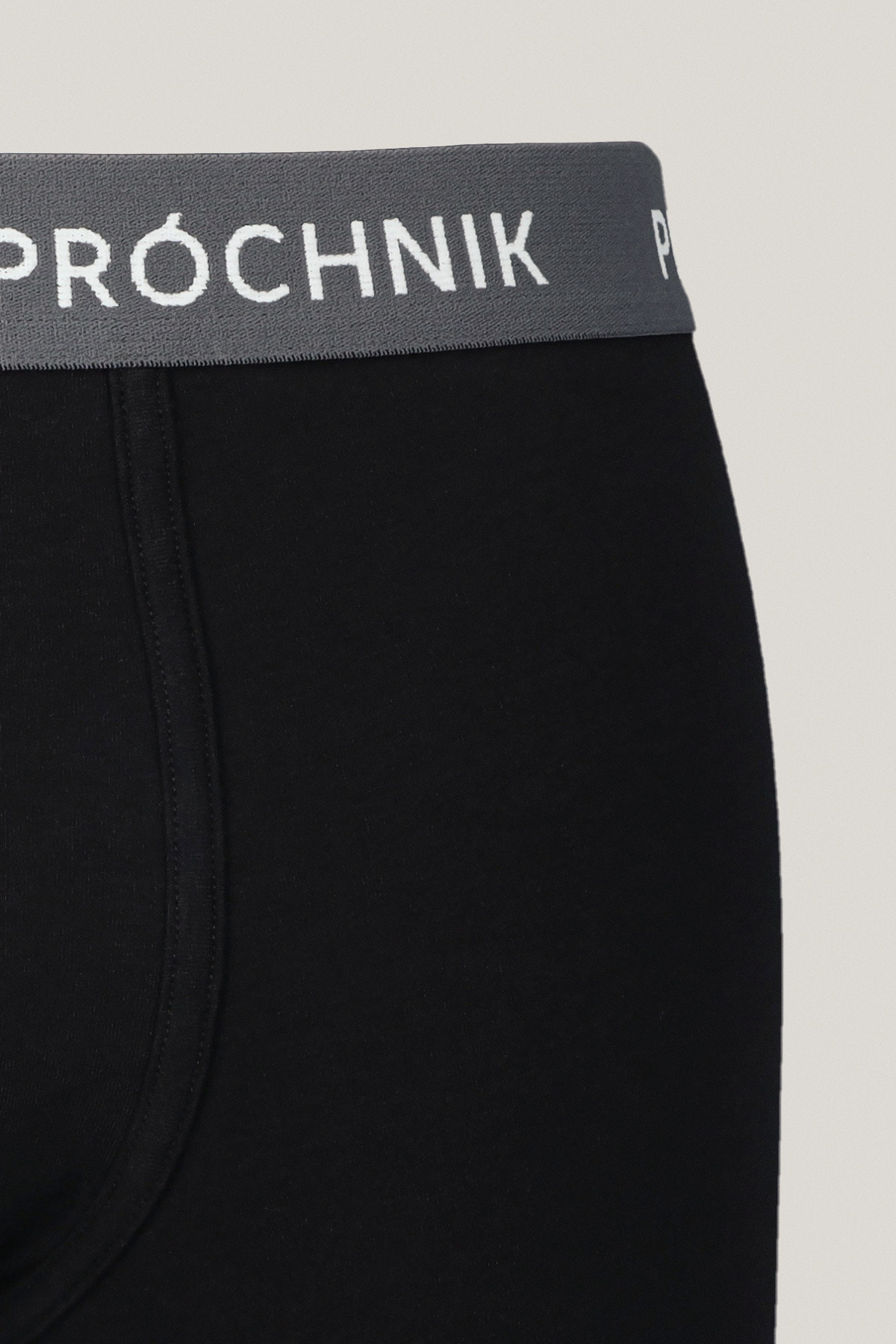 Zestaw 10 Par Czarnych Bokserek z Bawełną PM10