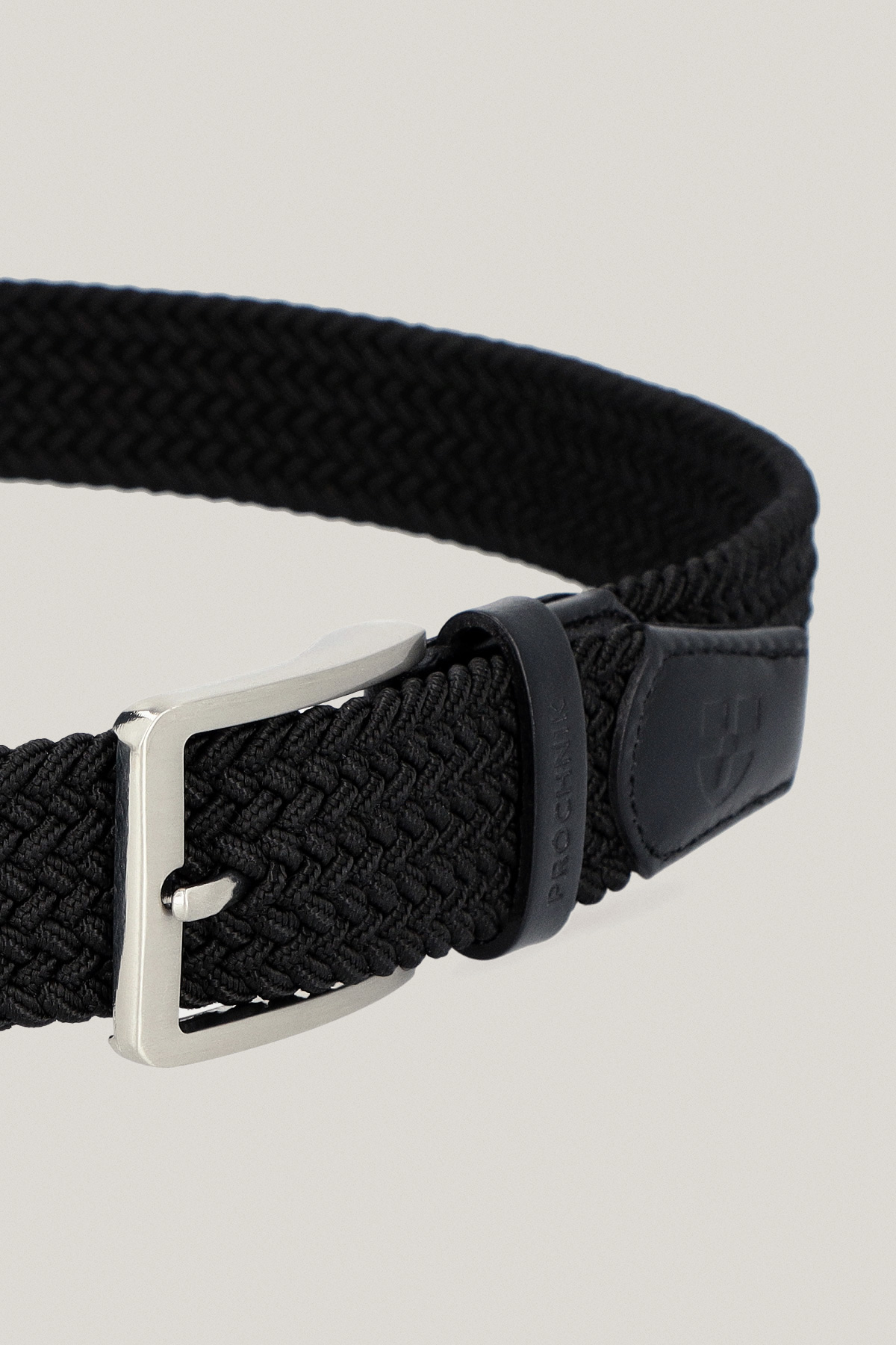 Pasek Czarny Pleciony PM10