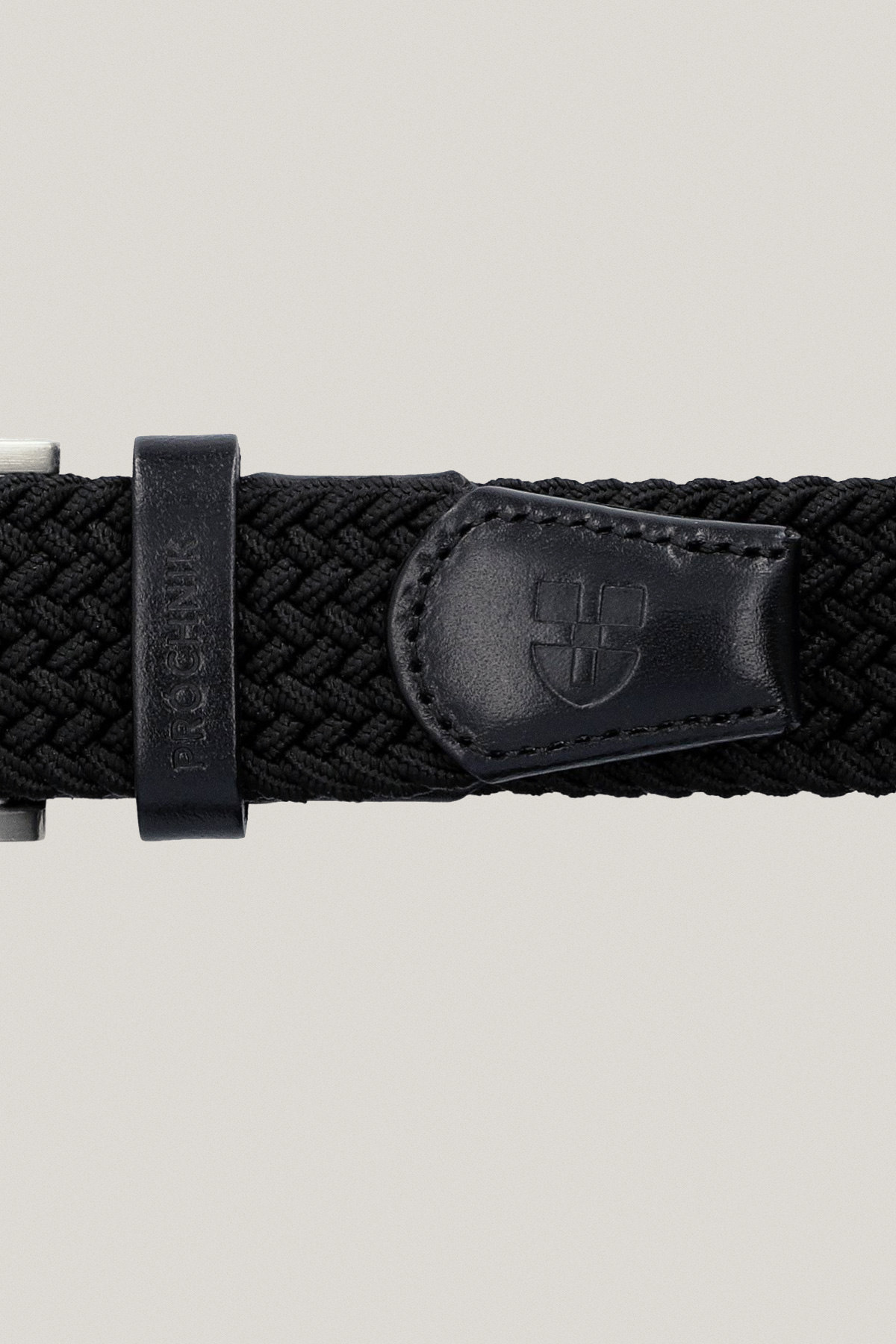 Pasek Czarny Pleciony PM10