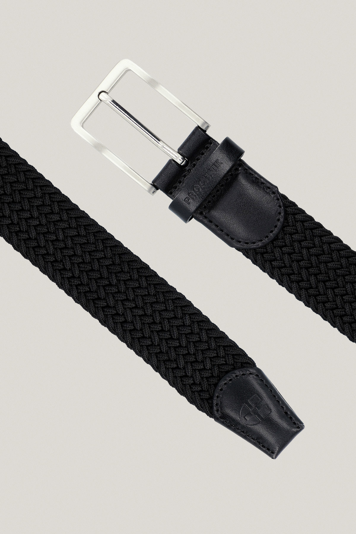 Pasek Czarny Pleciony PM10