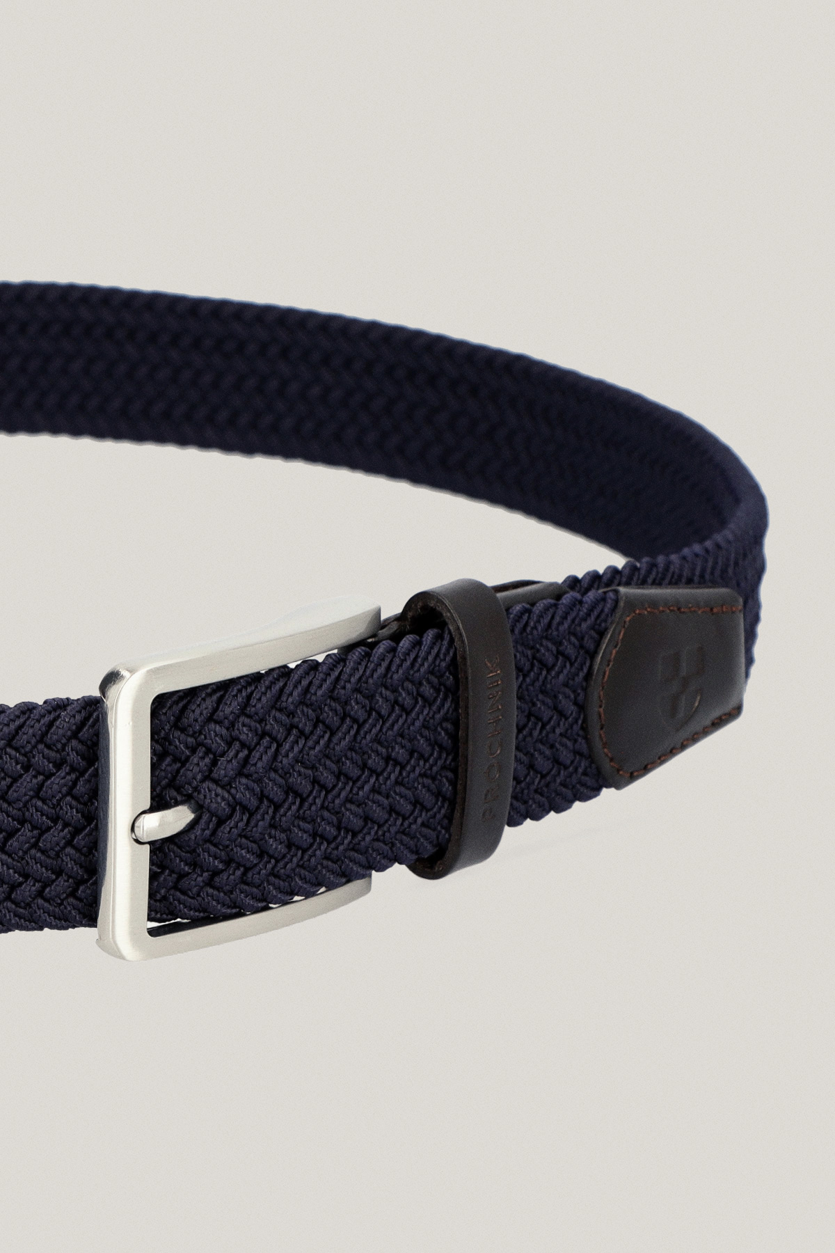 Pasek Granatowy Pleciony PM11