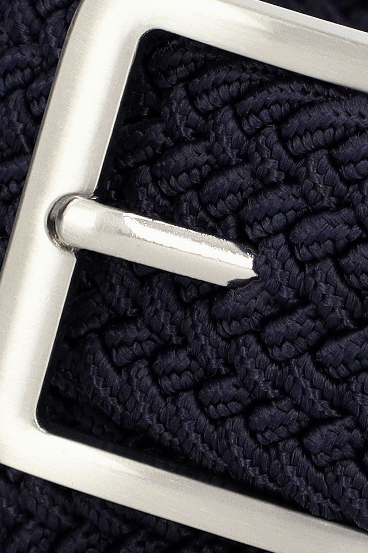 Pasek Granatowy Pleciony PM11