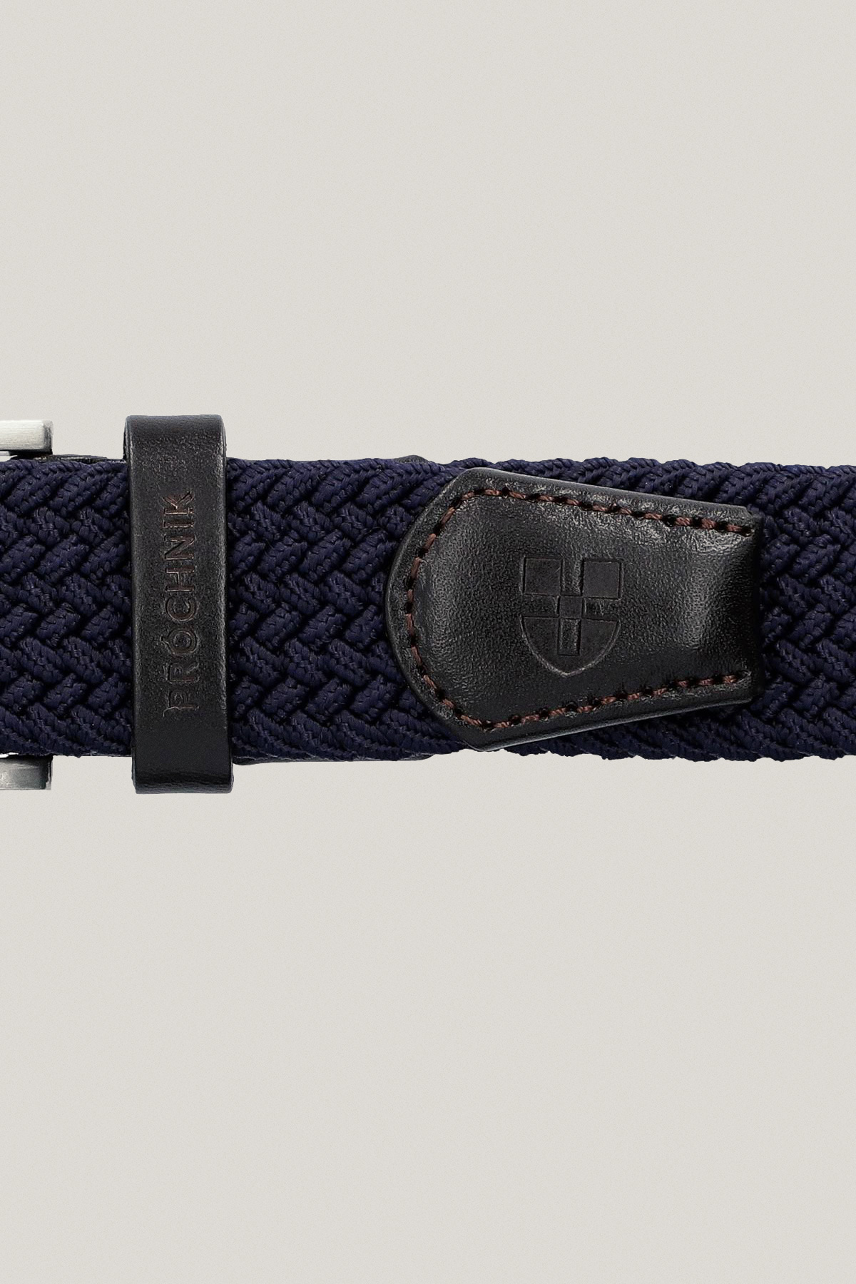 Pasek Granatowy Pleciony PM11