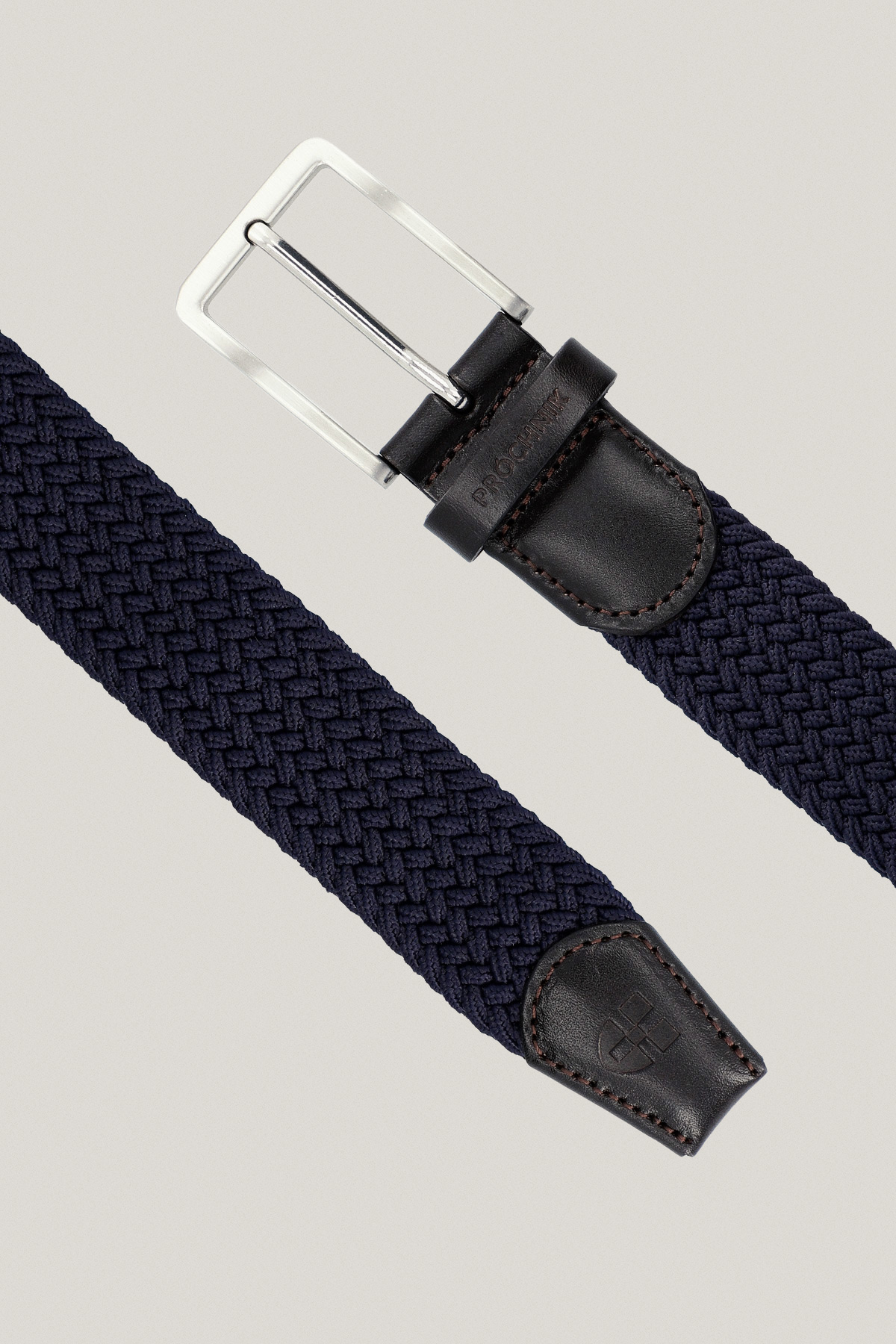 Pasek Granatowy Pleciony PM11