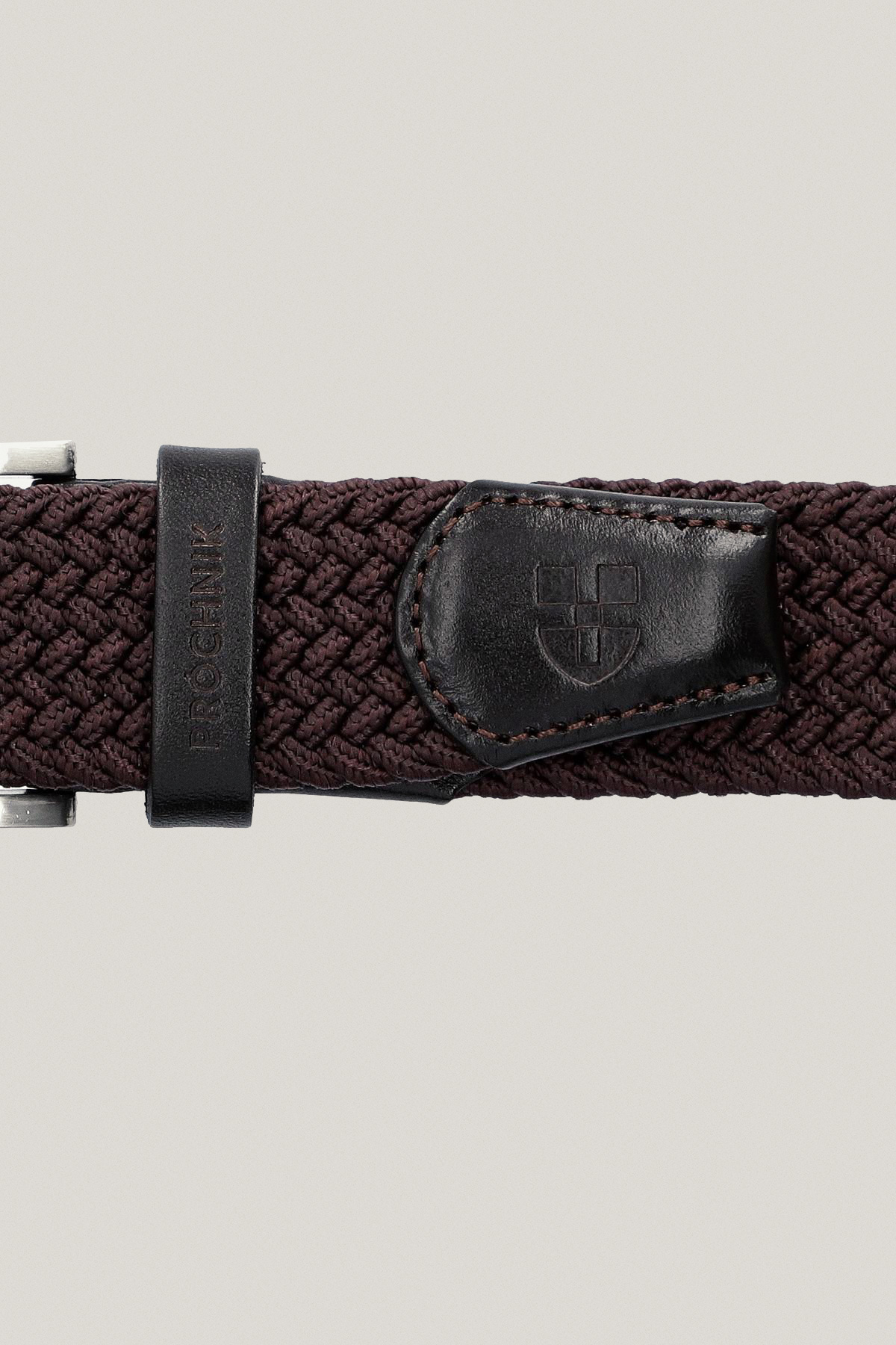 Pasek Brązowy Pleciony PM12