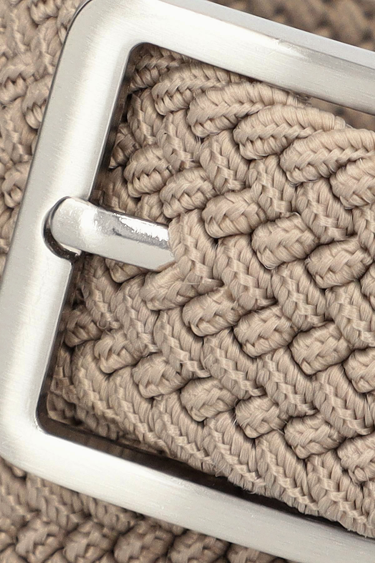 Pasek Beżowy Pleciony PM13