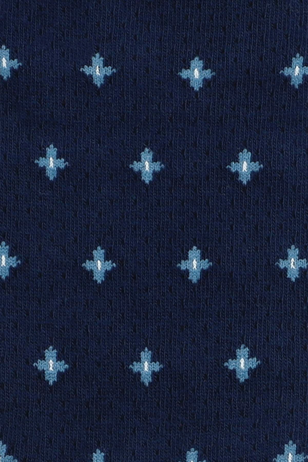 Zestaw 10 Par Wysokich Skarpet Gładkich i We Wzory