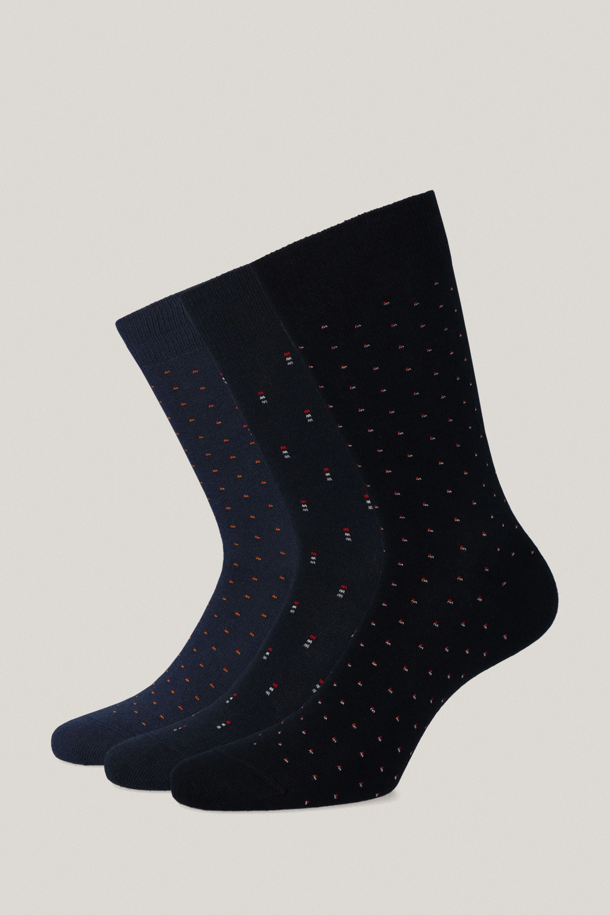 Zestaw 3 Par Wysokich Skarpet We Wzory PM3