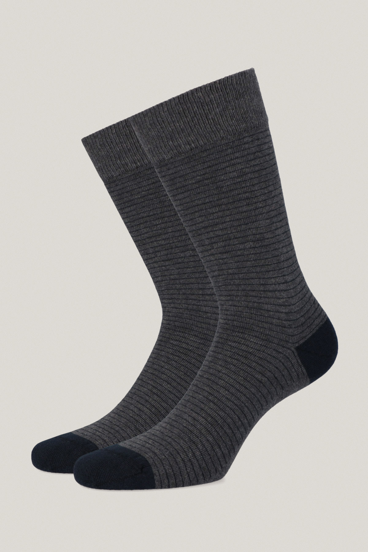 Zestaw 5 Par Wysokich Skarpet Gładkich i We Wzory PM10