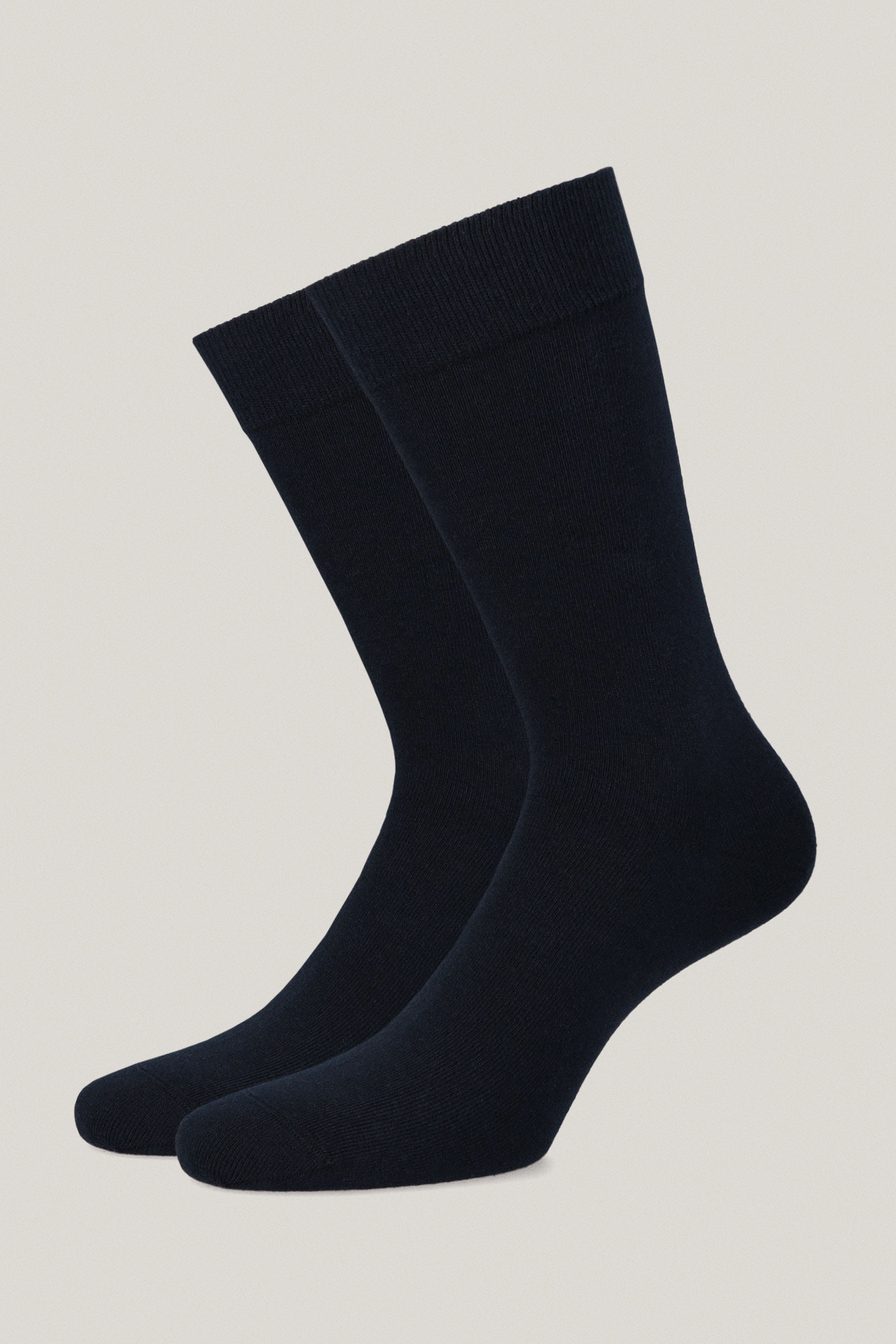 Zestaw 3 Par Wysokich Skarpet Granatowych PM4