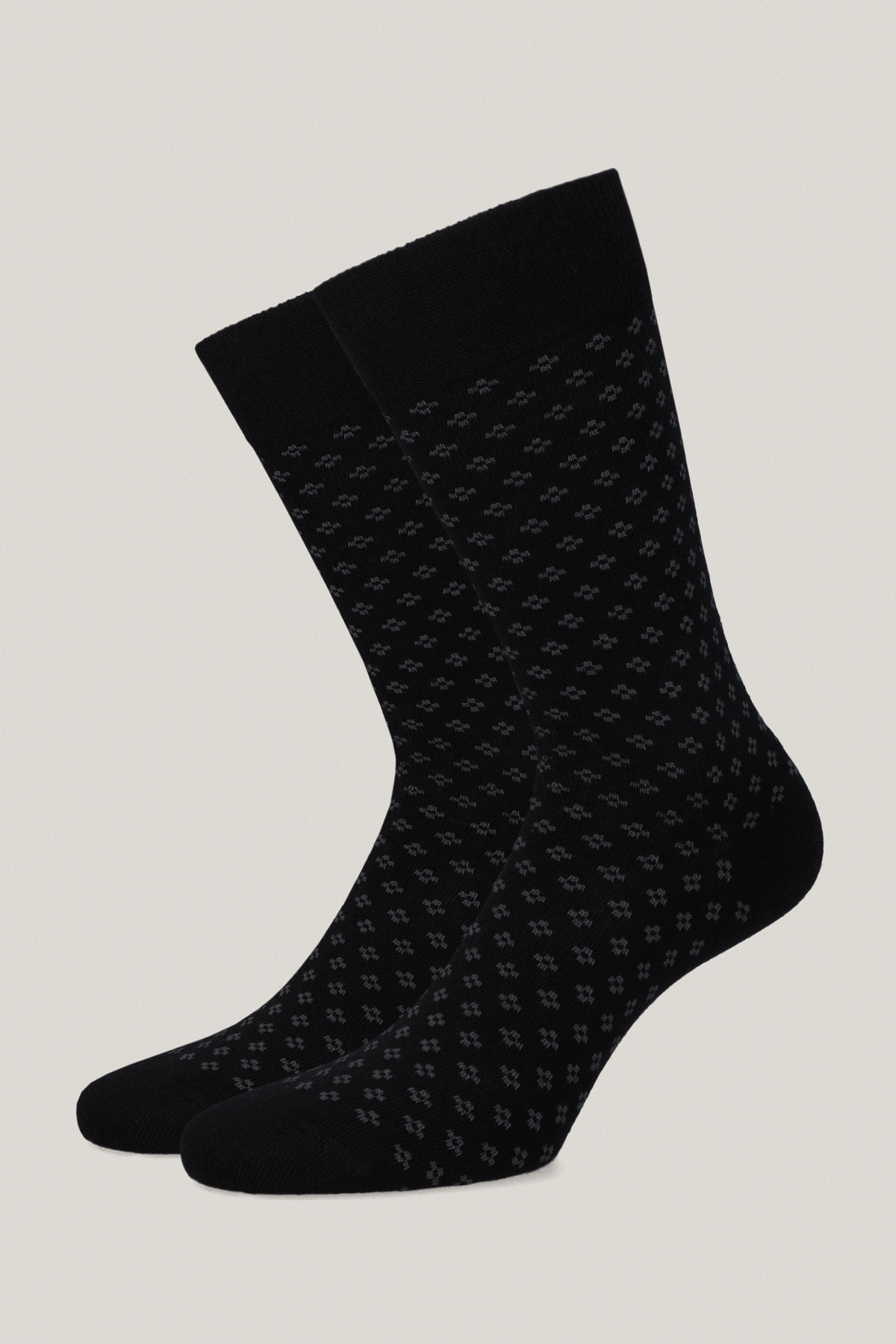 Zestaw 5 Par Wysokich Skarpet Gładkich i We Wzory PM8