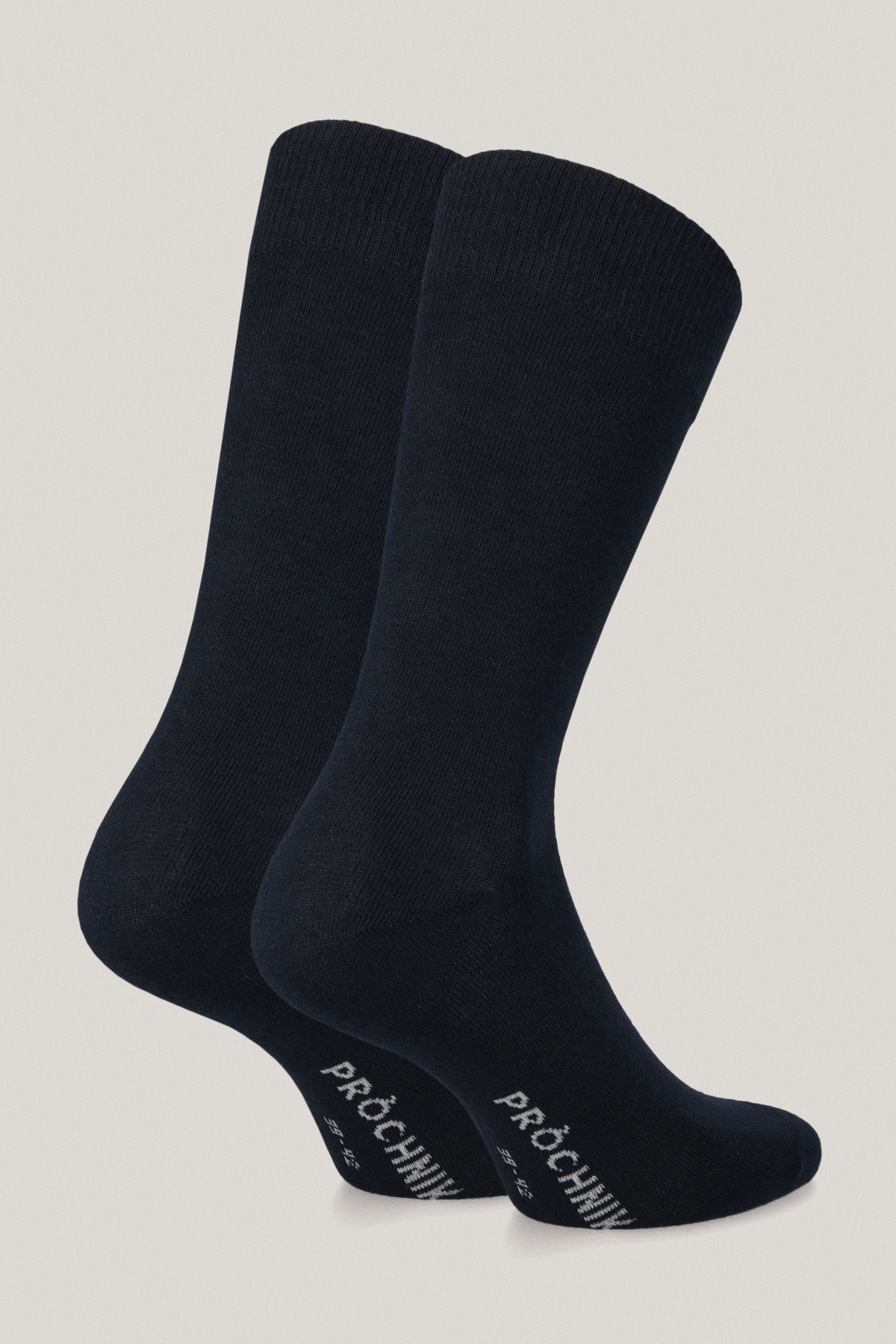 Zestaw 3 Par Wysokich Skarpet Gładkich i We Wzory PM2