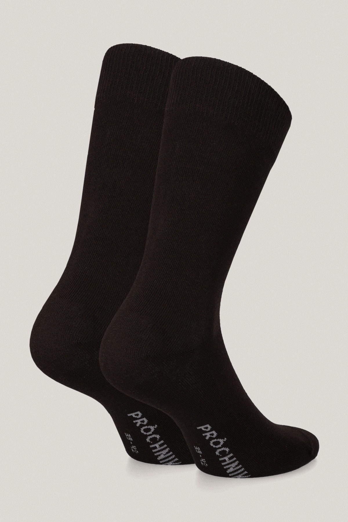 Zestaw 3 Par Wysokich Skarpet Czarnych i Szarych PM6