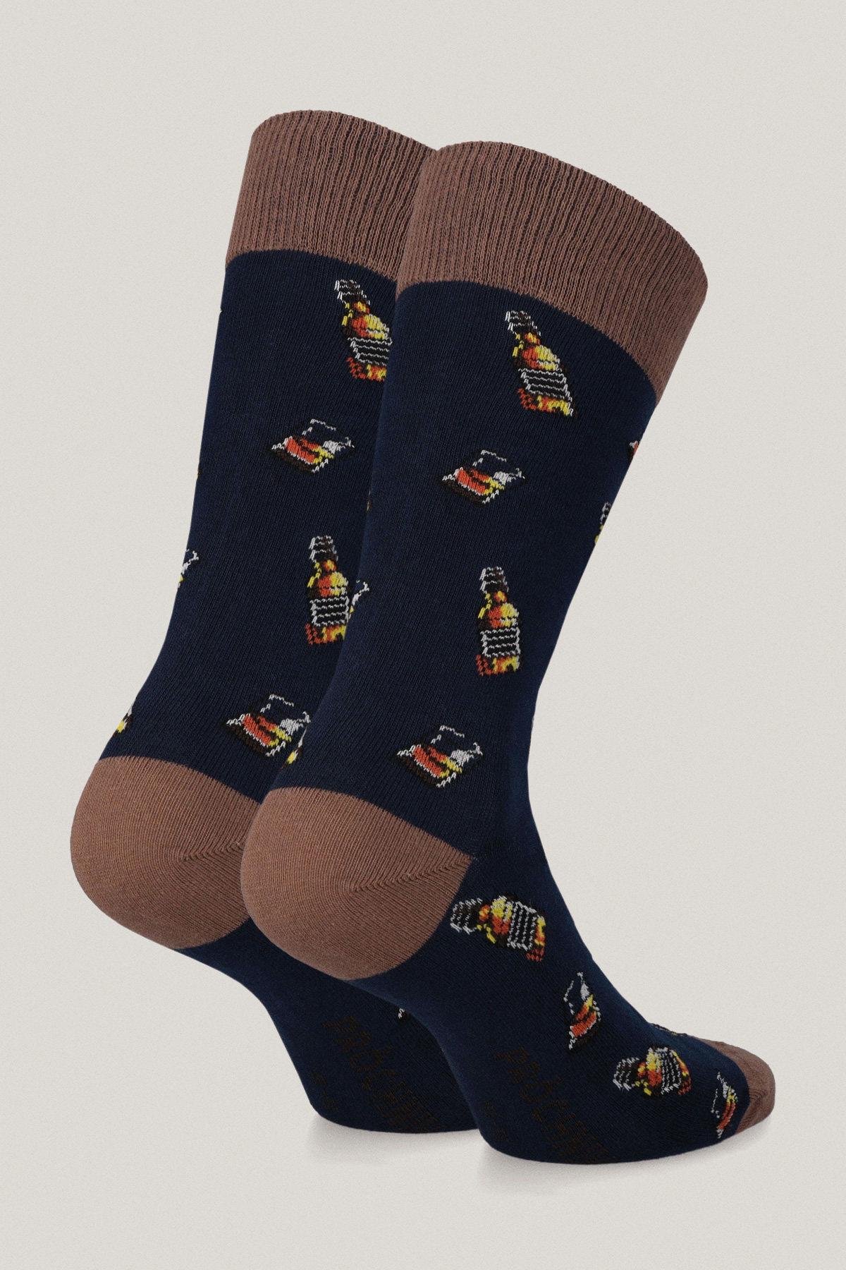 Zestaw 3 Par Wysokich Skarpet We Wzory PM7