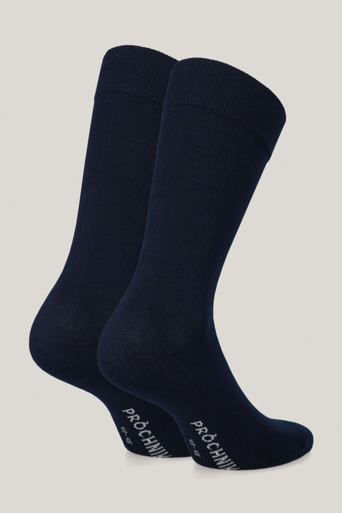 Zestaw 5 Par Wysokich Skarpet Gładkich PM9