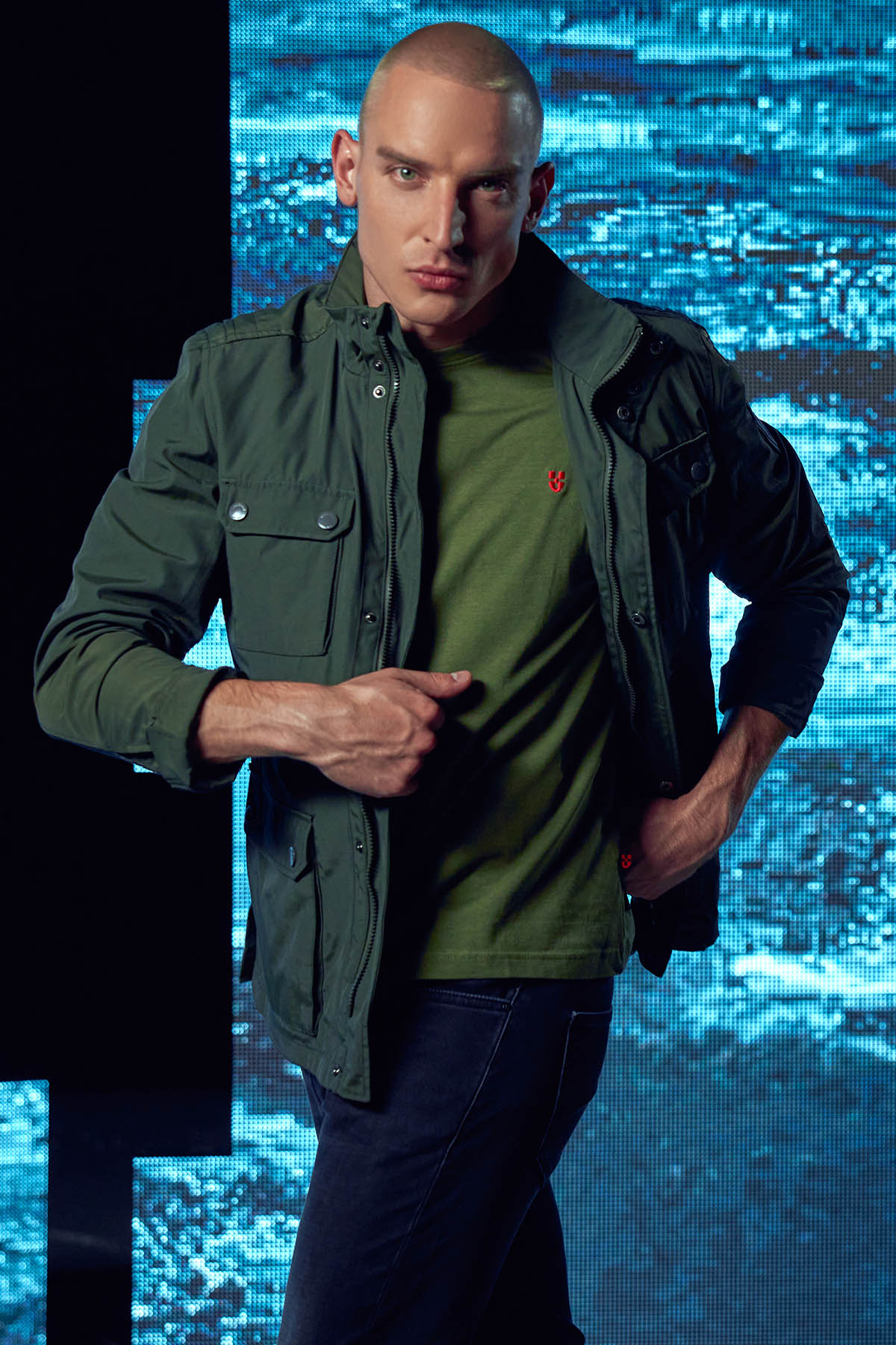 Kurtka Przejściowa Zielona PM1