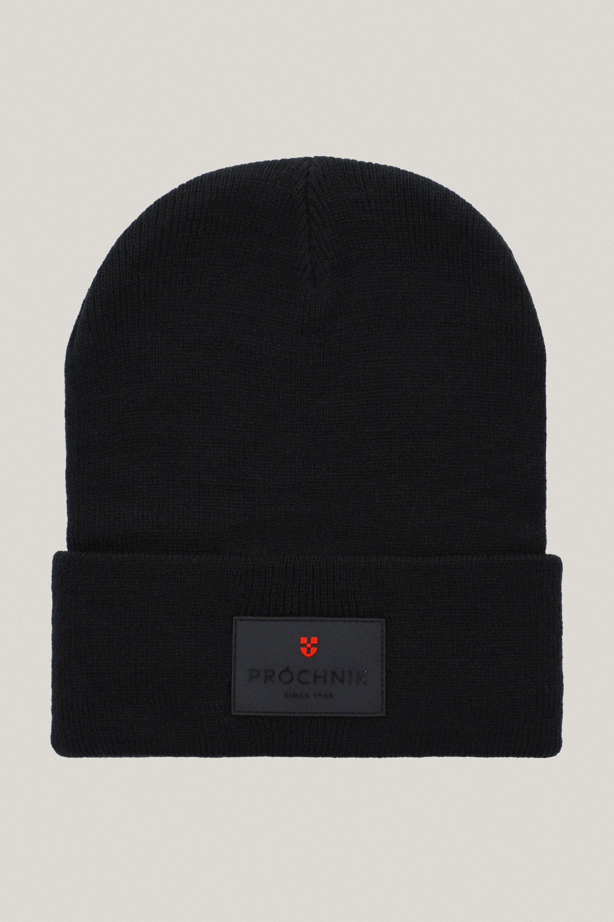 Zestaw Czapka Czarna i Szal w Kratę