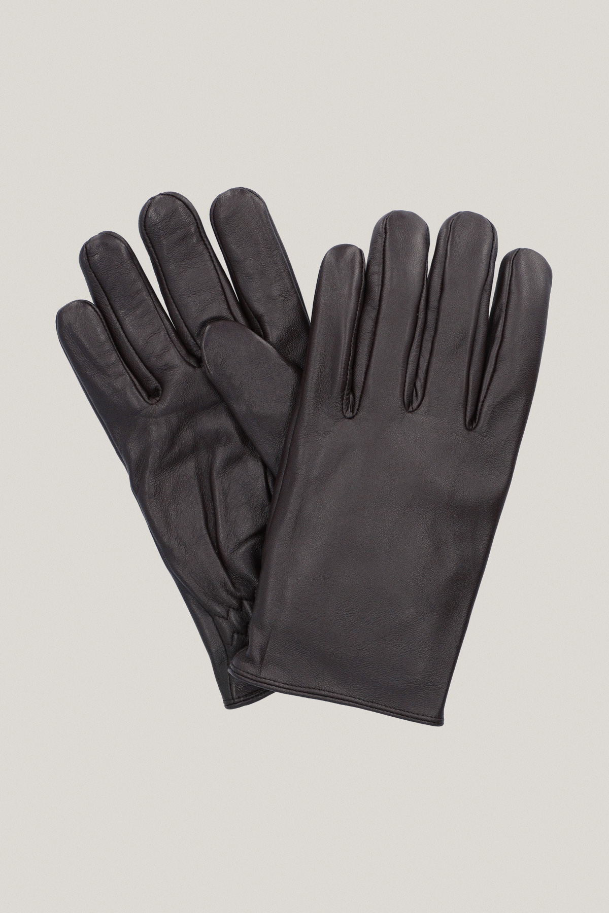 Rękawiczki Skórzane Brązowe Touch Screen PM1