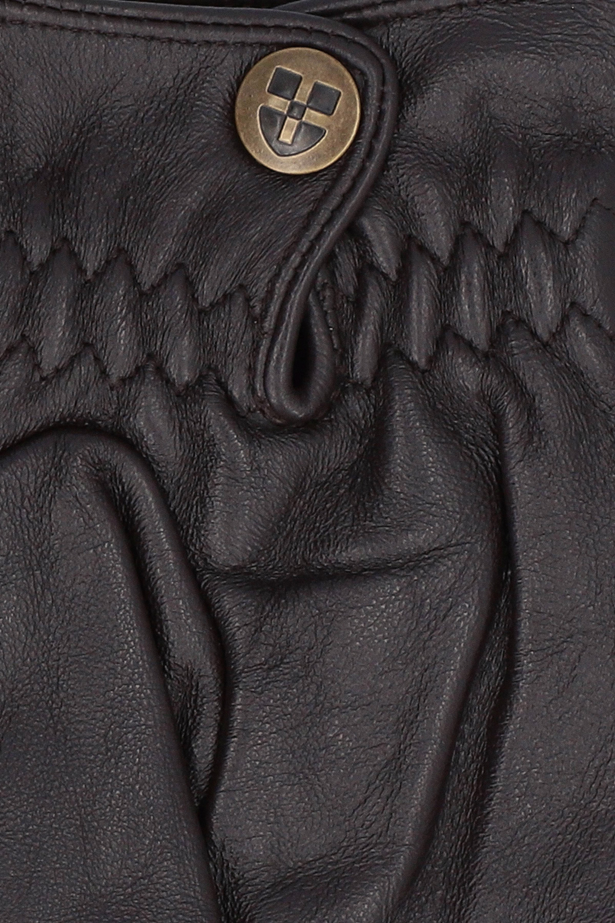 Rękawiczki Skórzane Brązowe Touch Screen PM1