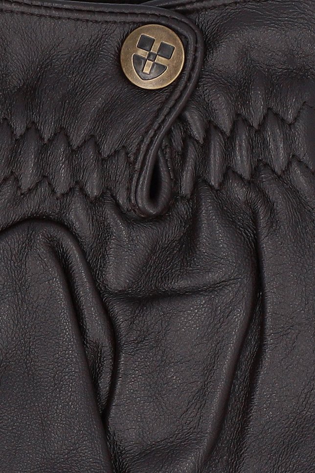 Rękawiczki Skórzane Brązowe Touch Screen PM1