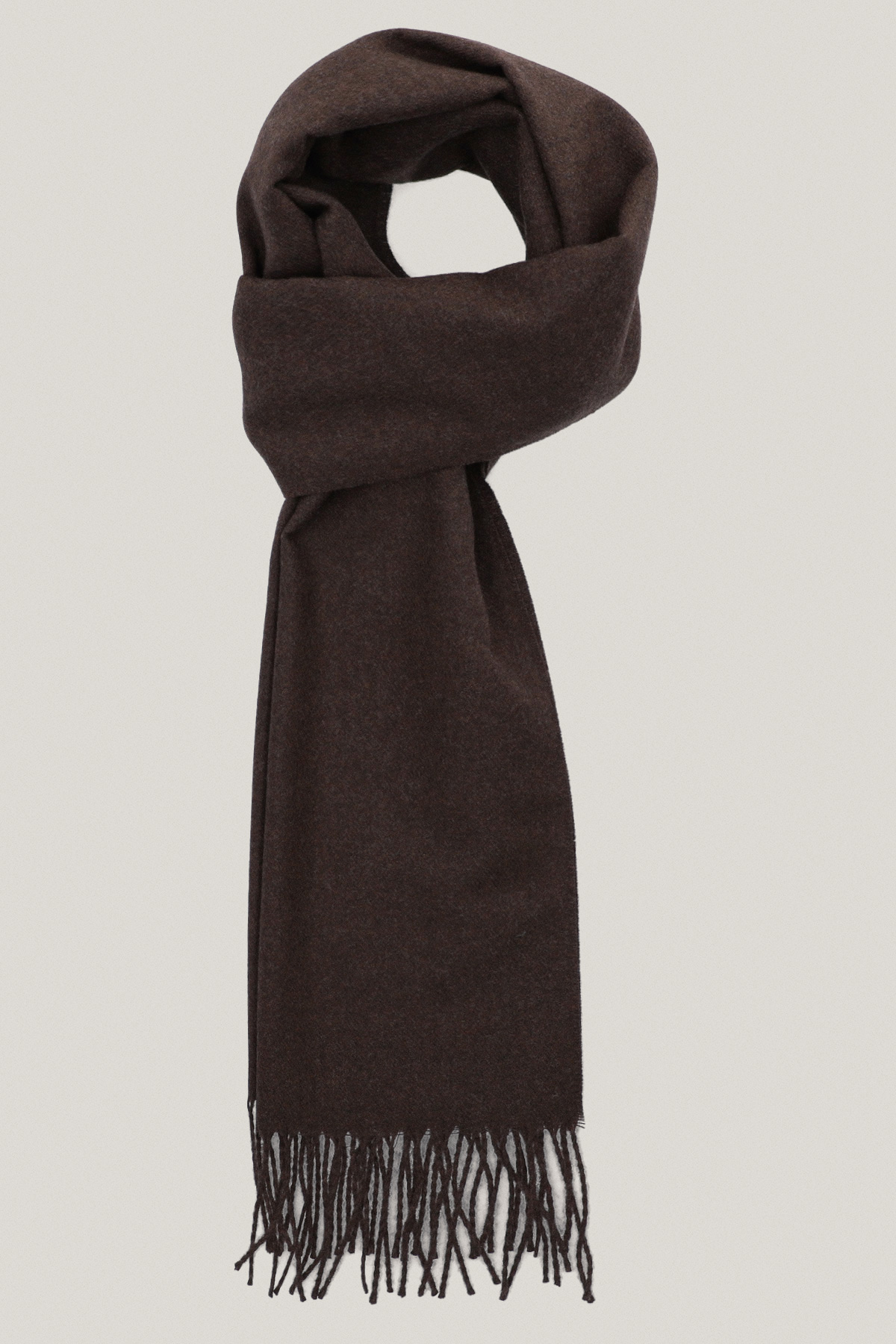 Szal Gładki Brązowy PM23