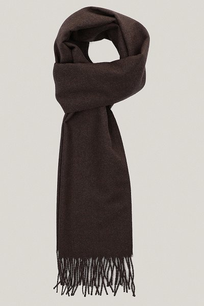 Szal Gładki Brązowy PM23