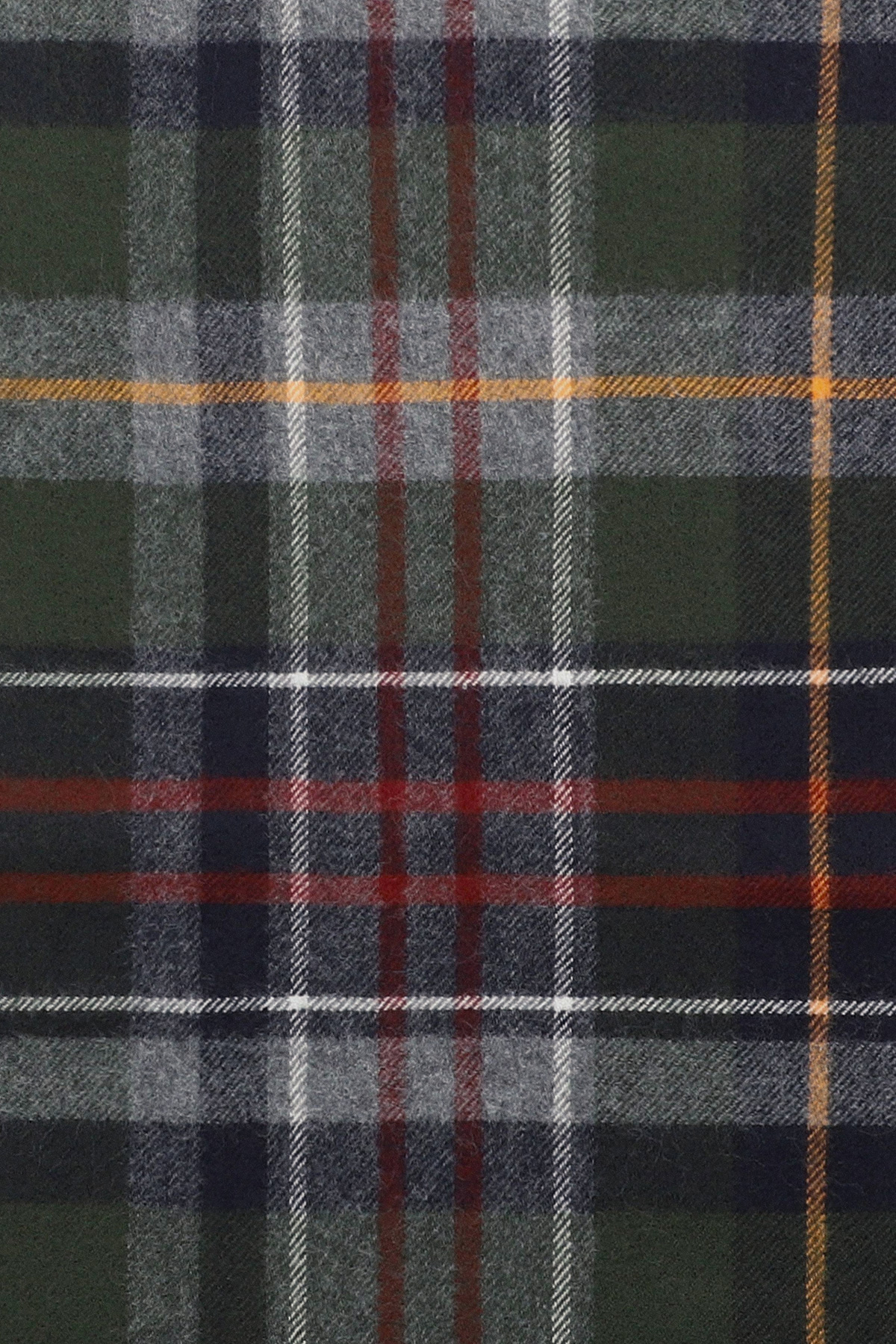 Szal w Kolorową Kratę z Frędzlami PM11