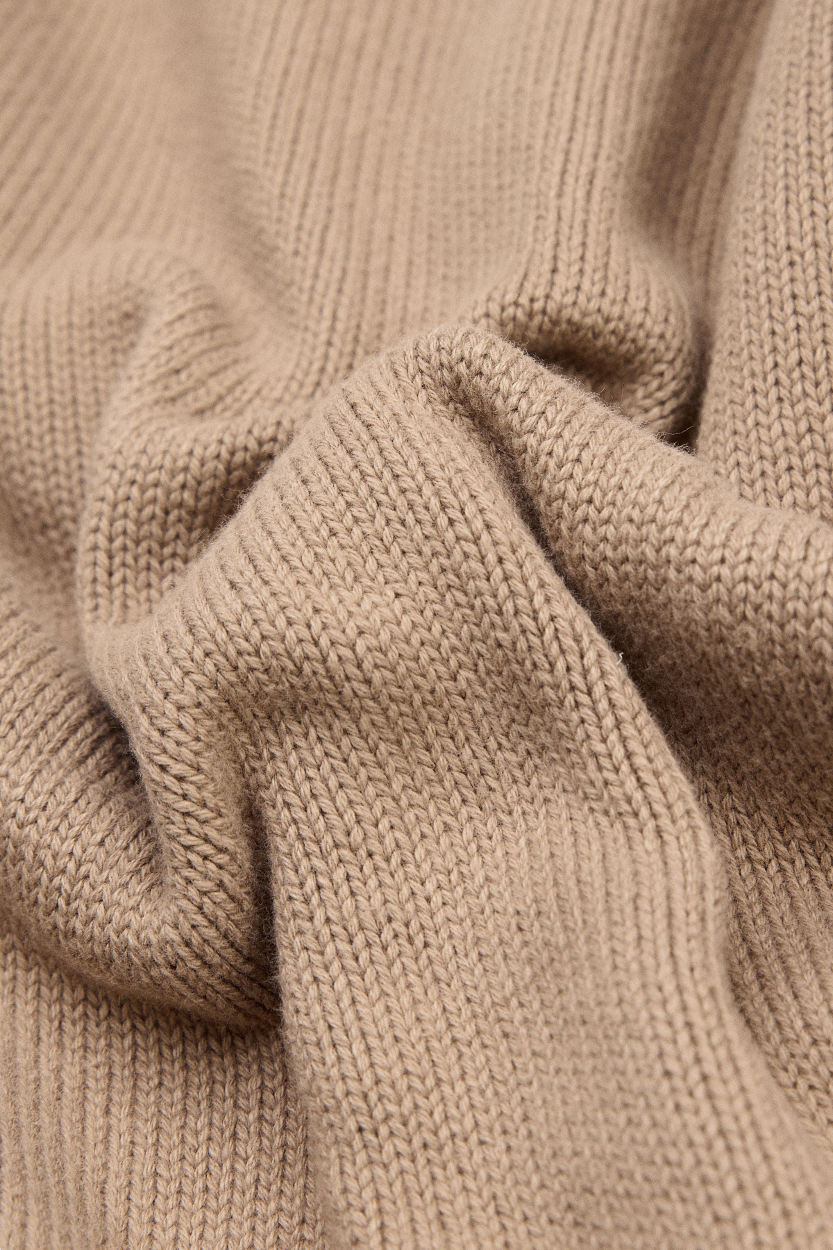 Sweter Rozpinany Beżowy z Bawełny PM15