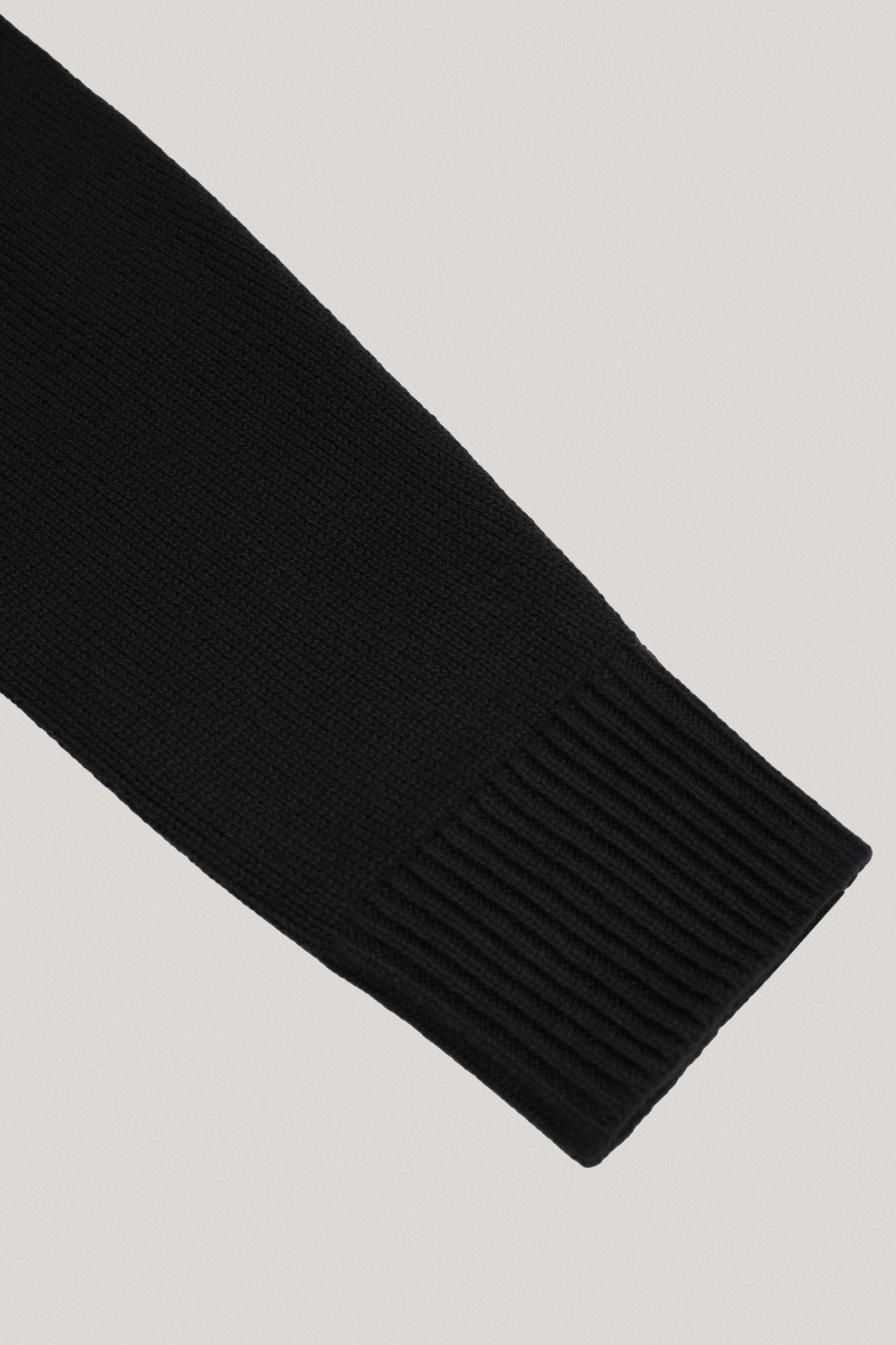 Sweter Rozpinany Czarny z Bawełny PM15