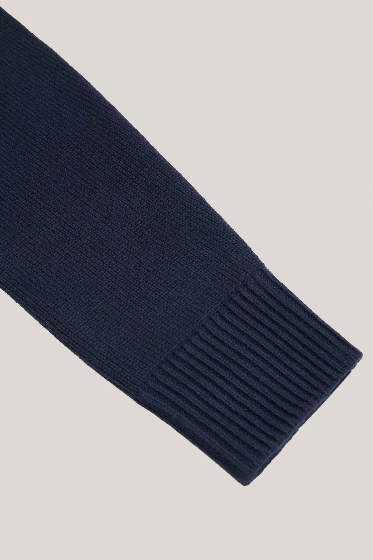 Sweter Rozpinany Granatowy z Bawełny PM15