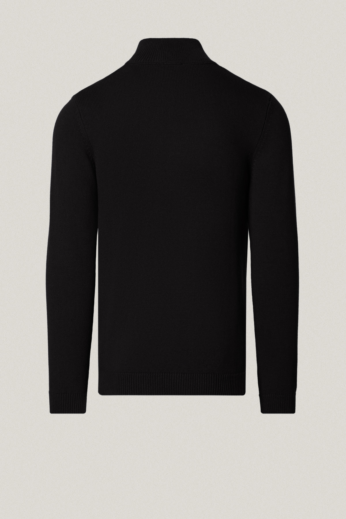 Sweter Rozpinany Czarny z Bawełny PM13