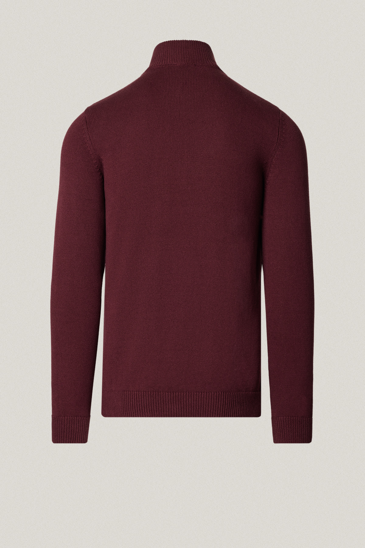 Sweter Rozpinany Bordowy z Bawełny PM13