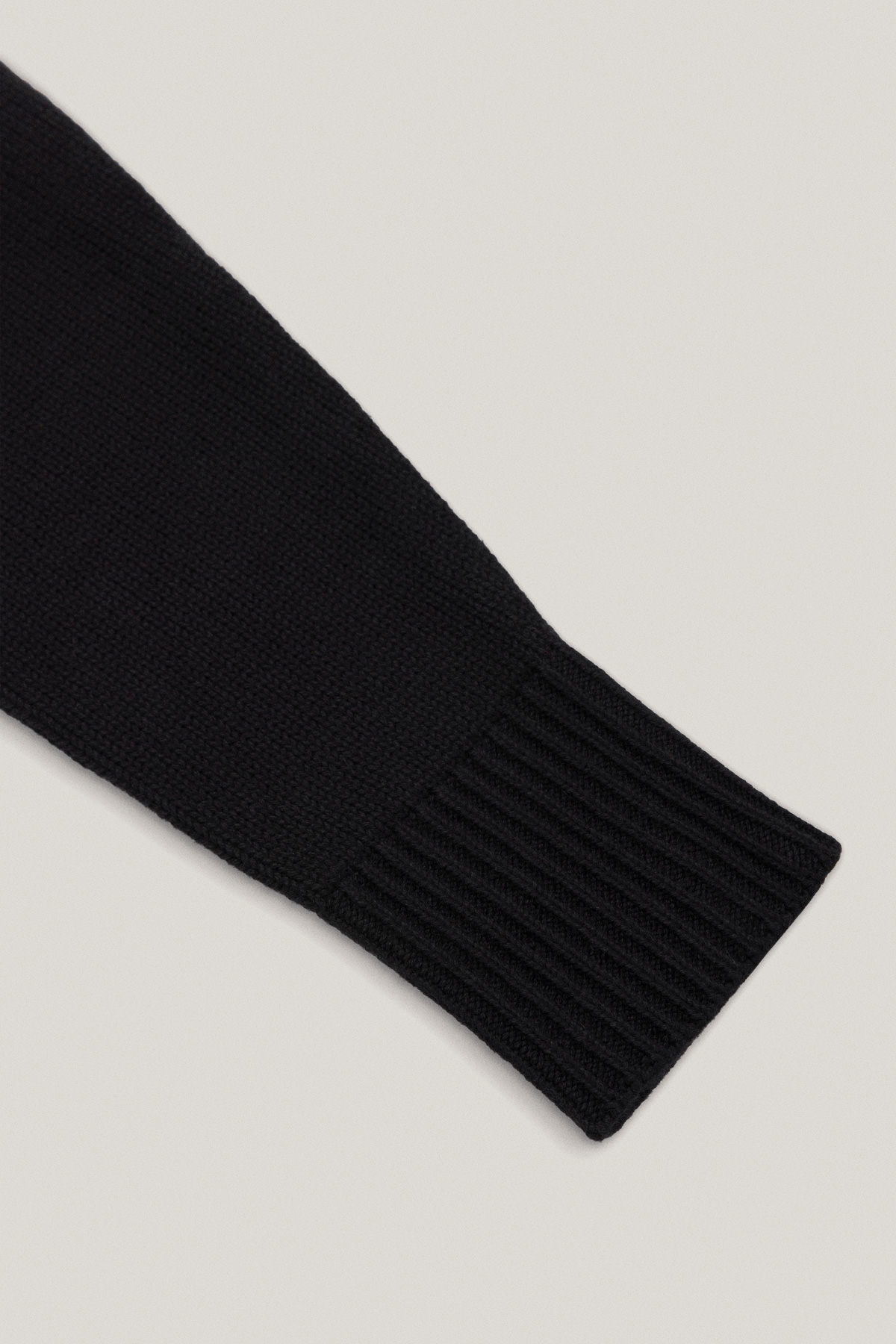 Sweter Rozpinany Czarny z Bawełny PM1