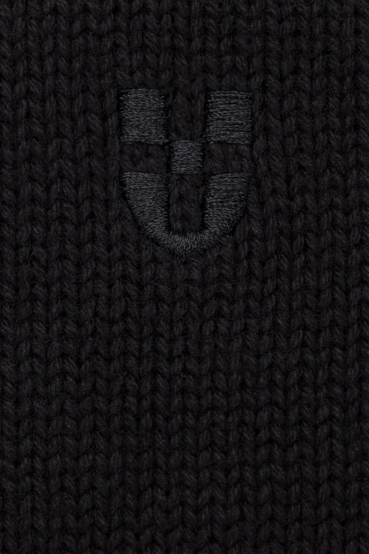 Sweter Rozpinany Czarny z Bawełny PM1