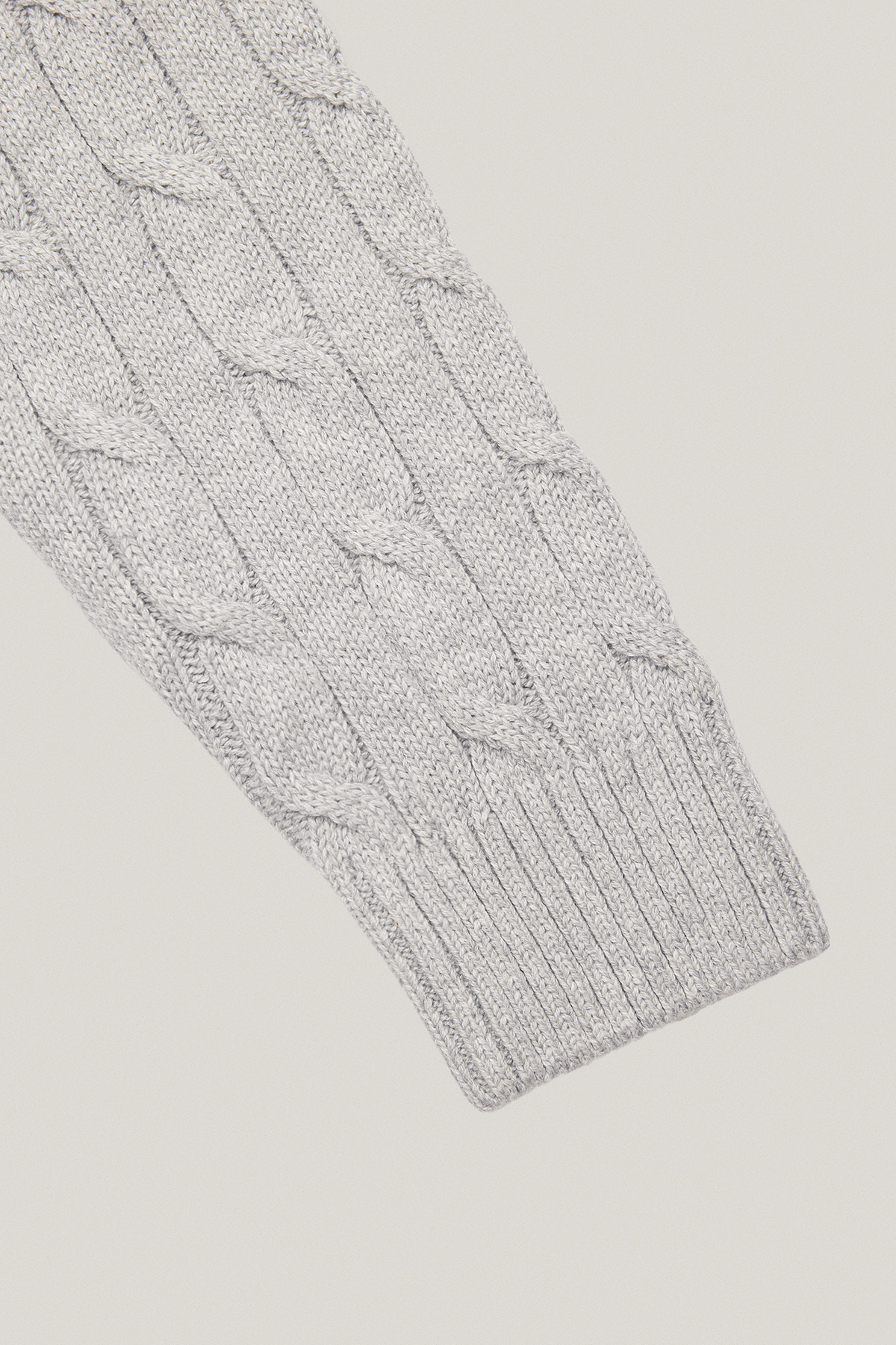 Sweter Rozpinany Szary z Bawełny PM9