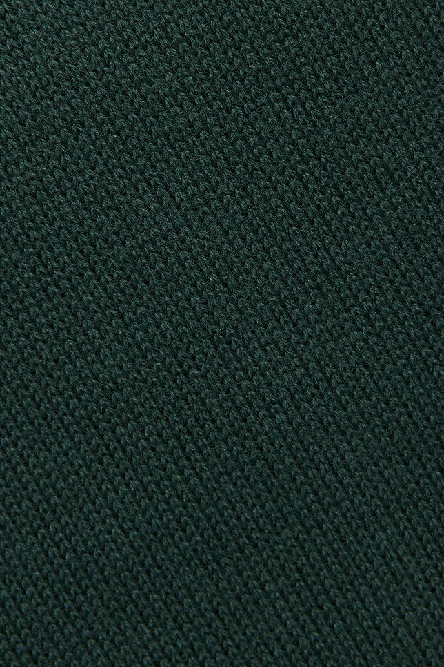 Sweter Zielony Bawełniany V-neck PM7