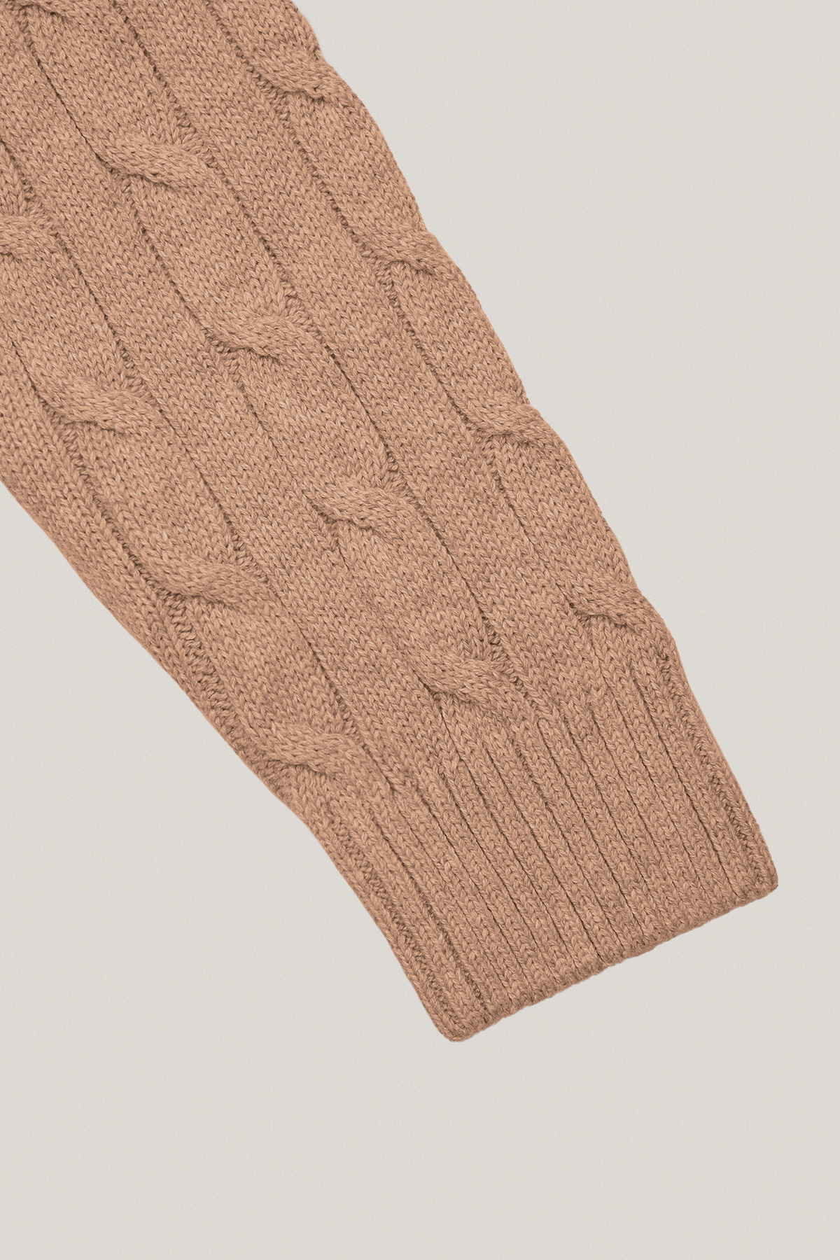 Sweter Rozpinany Beżowy z Bawełny PM9