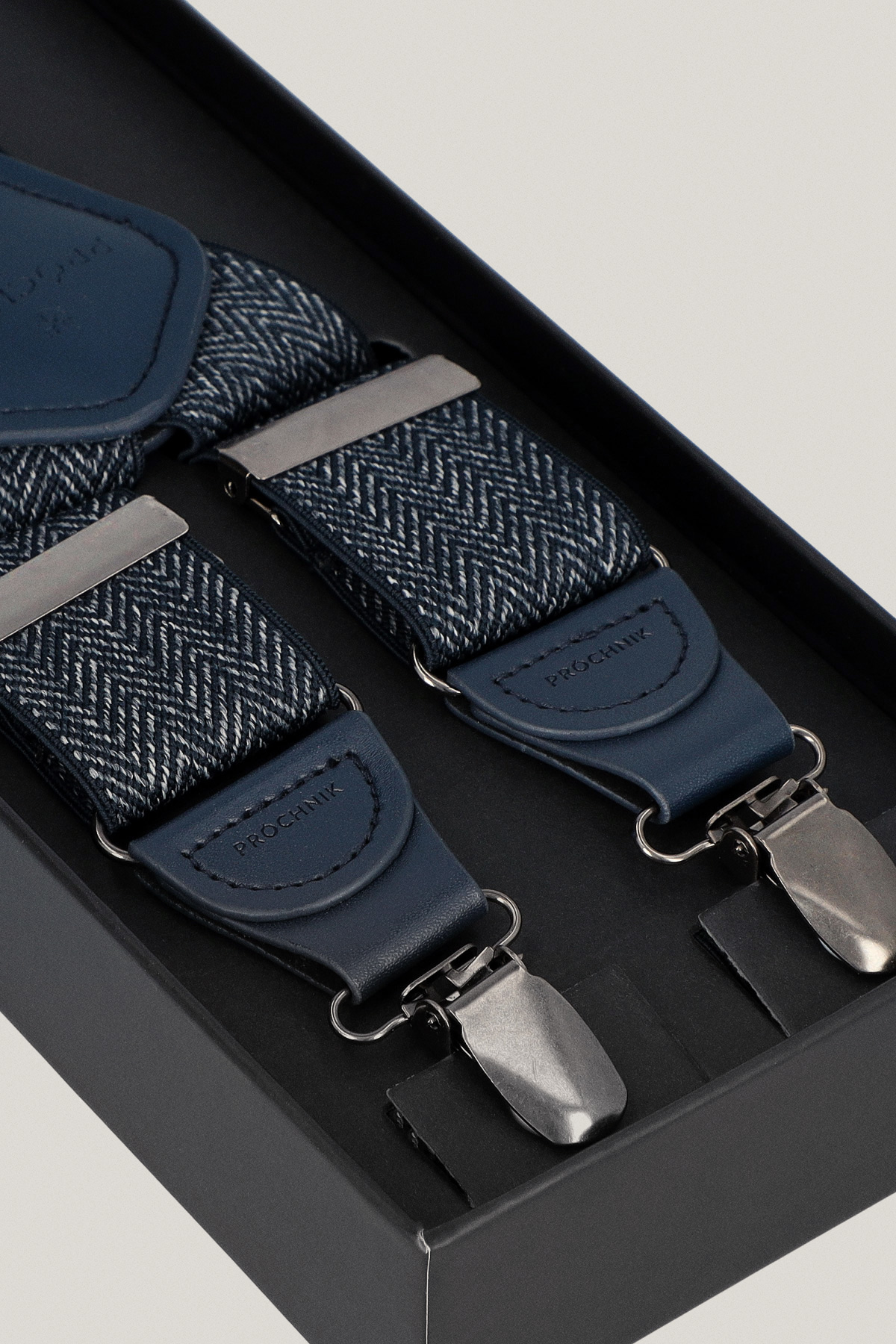 Szelki Granatowe w Jodełkę PM2