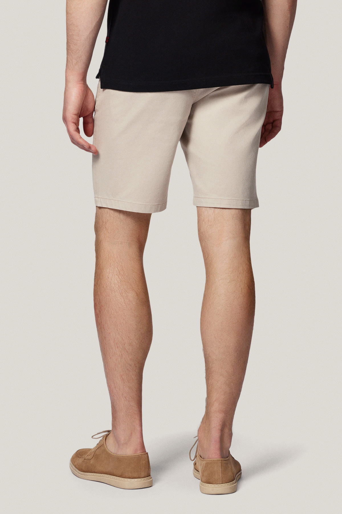 Szorty Beżowe z Bawełną PM1