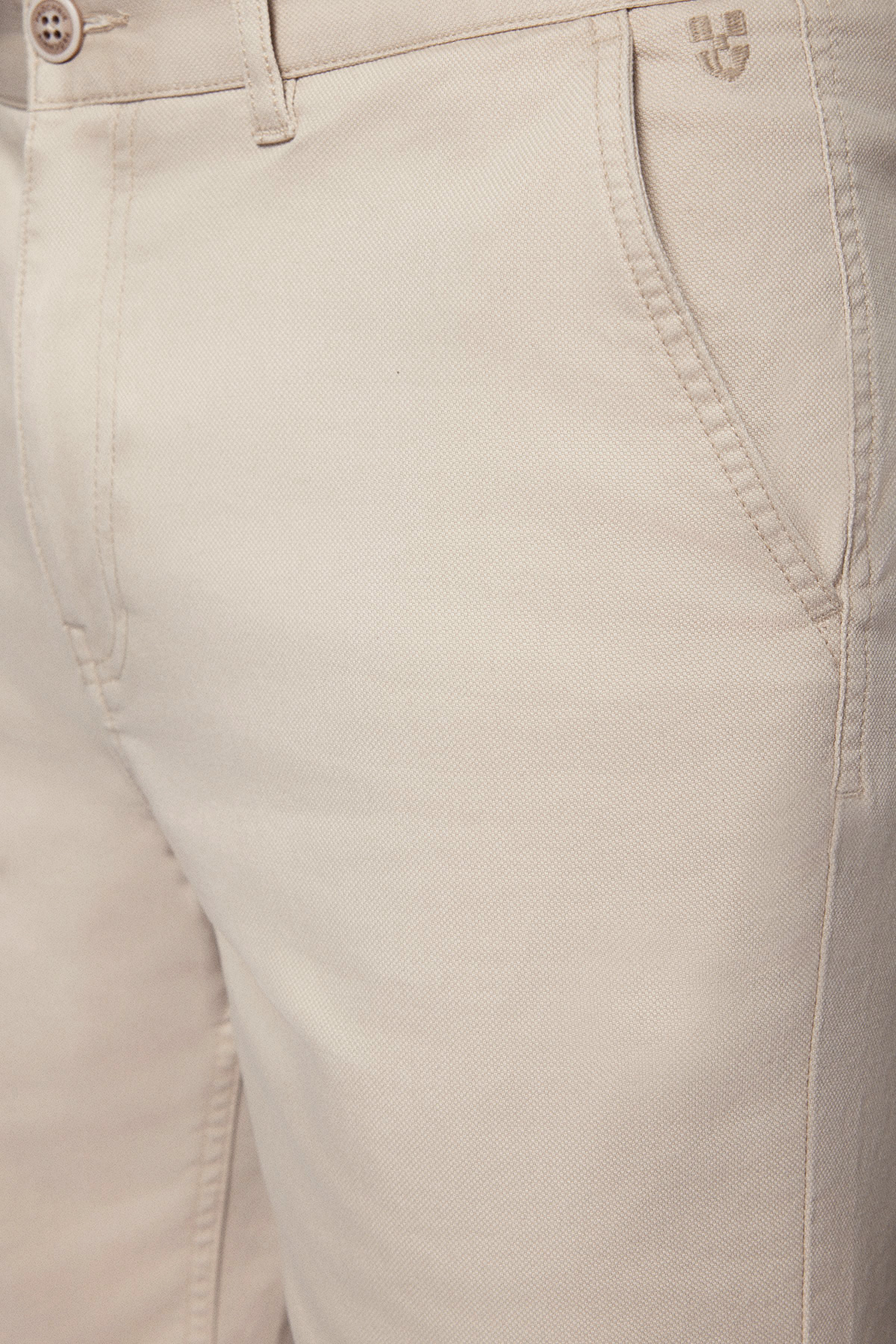 Szorty Beżowe z Bawełną PM1