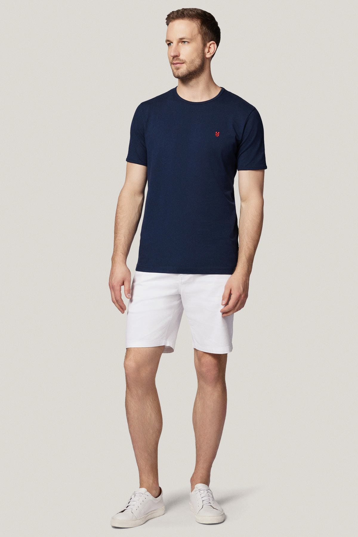 Szorty Białe z Bawełną PM1