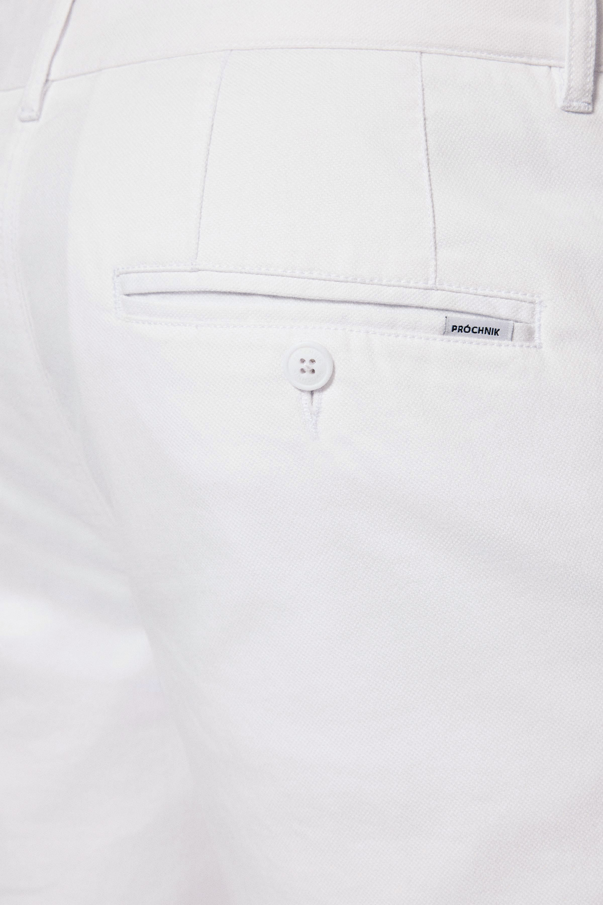 Szorty Białe z Bawełną PM1