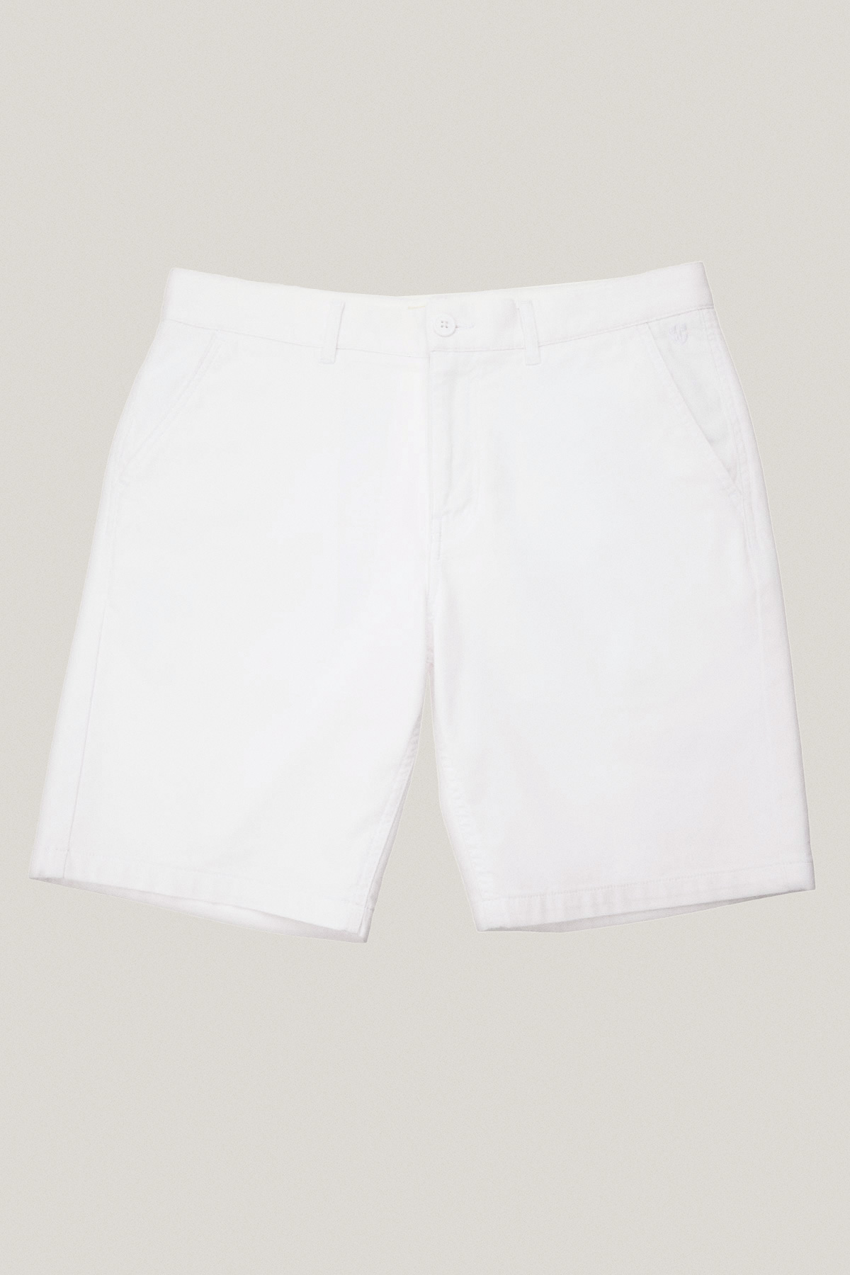 Szorty Białe z Bawełną PM1