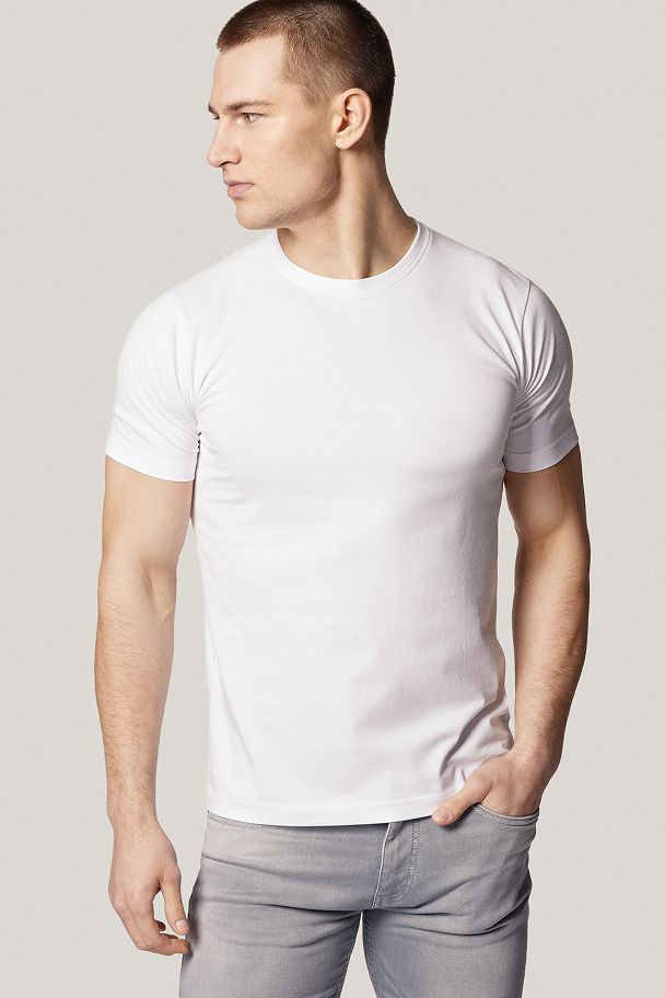 Zestaw 2 T-shirtów Bawełnianych Białych PM6