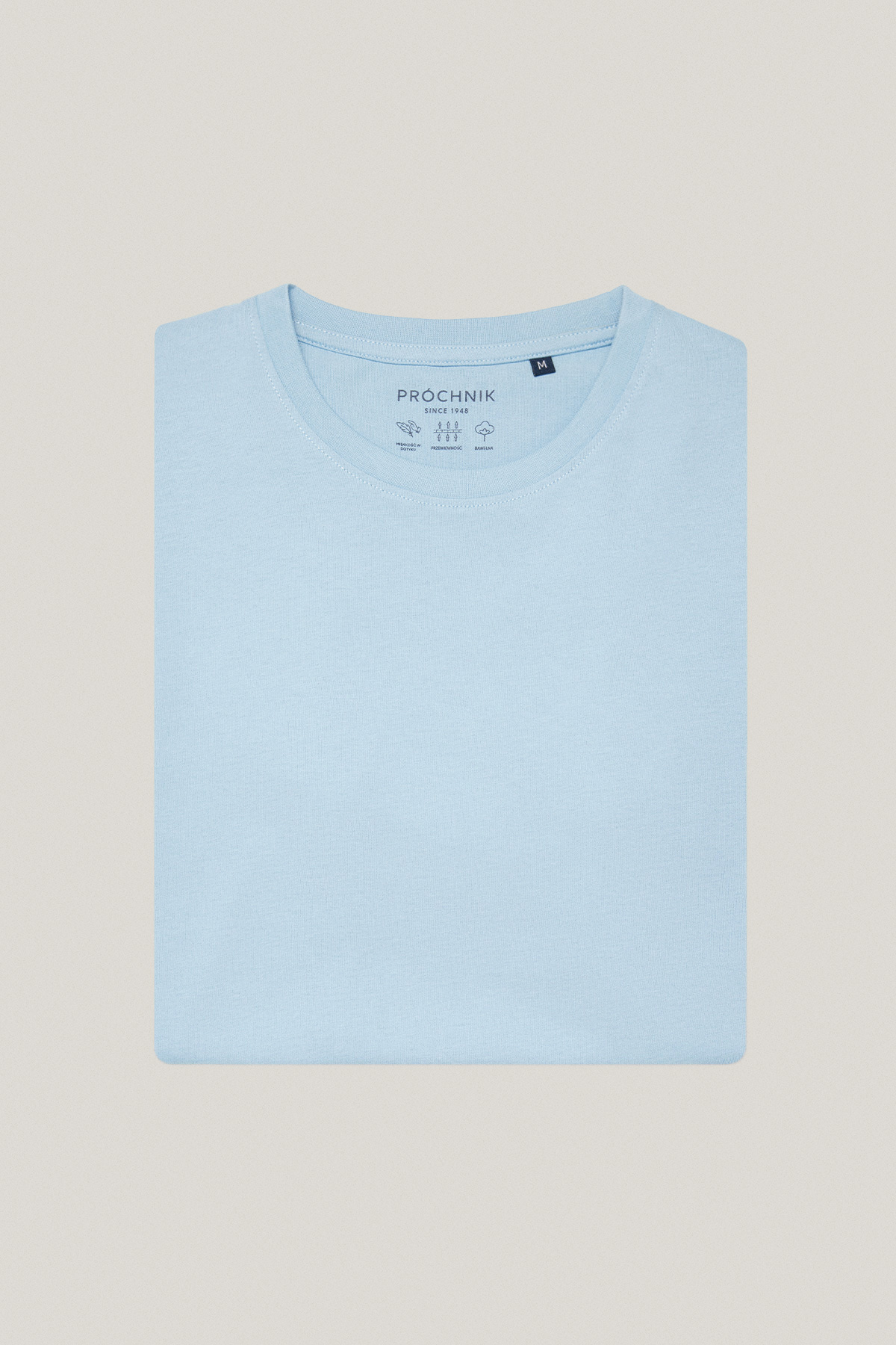 T-shirt Błękitny Bawełniany PM6