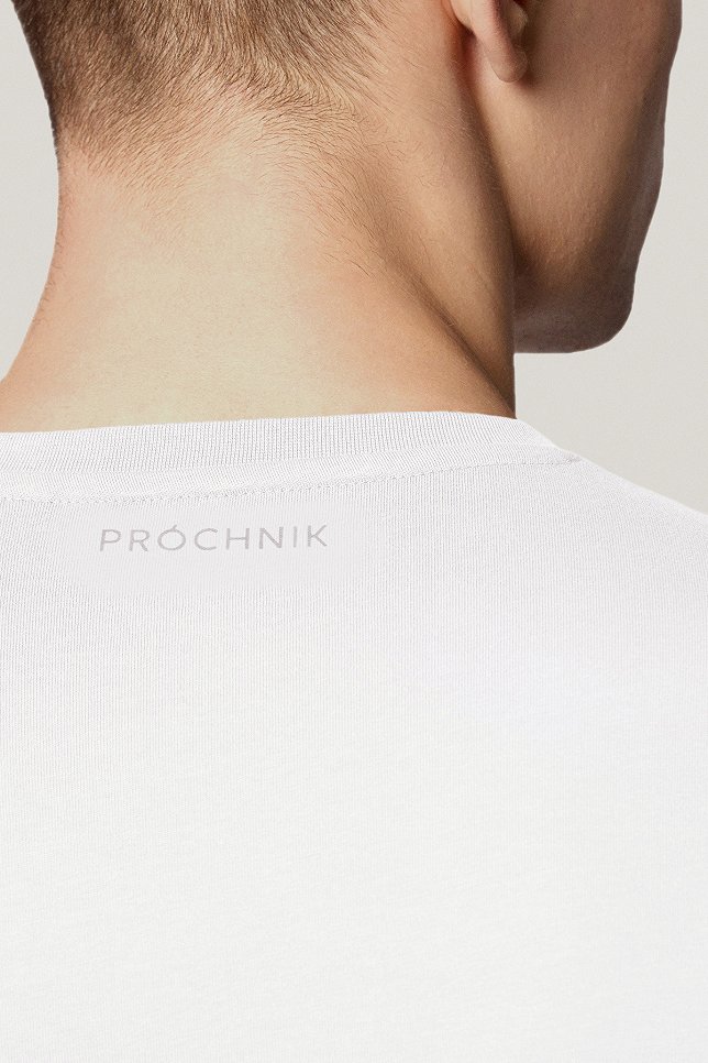 T-shirt Biały Bawełniany PM6