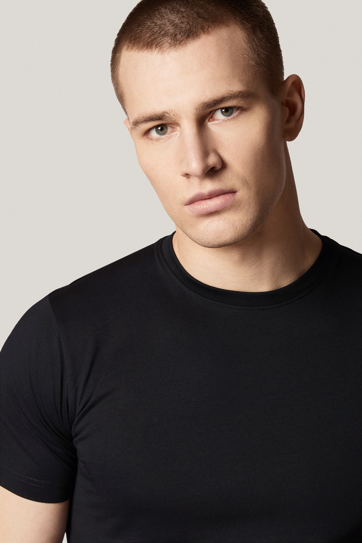 T-shirt Czarny Bawełniany PM6