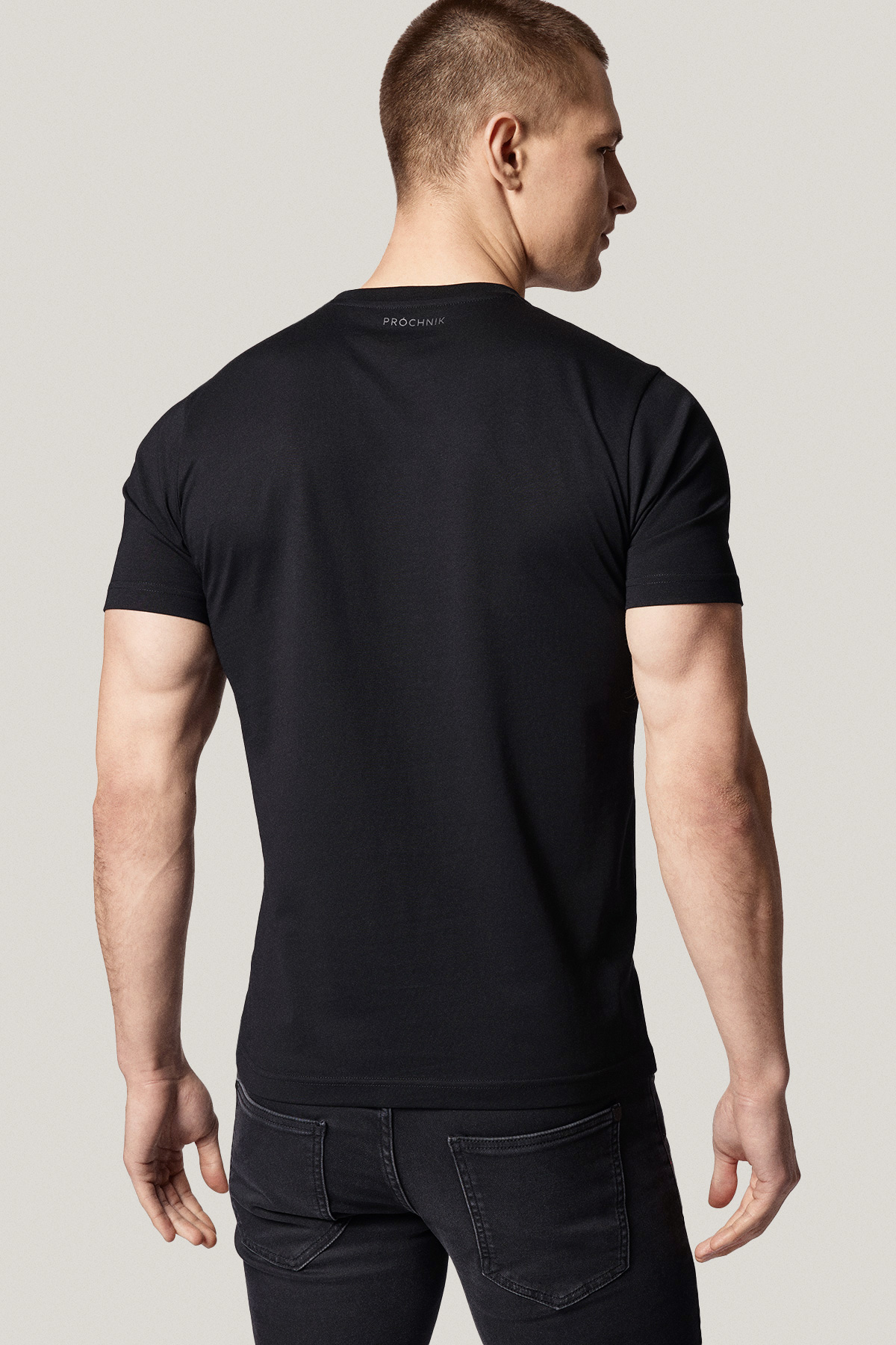 T-shirt Czarny Bawełniany PM6