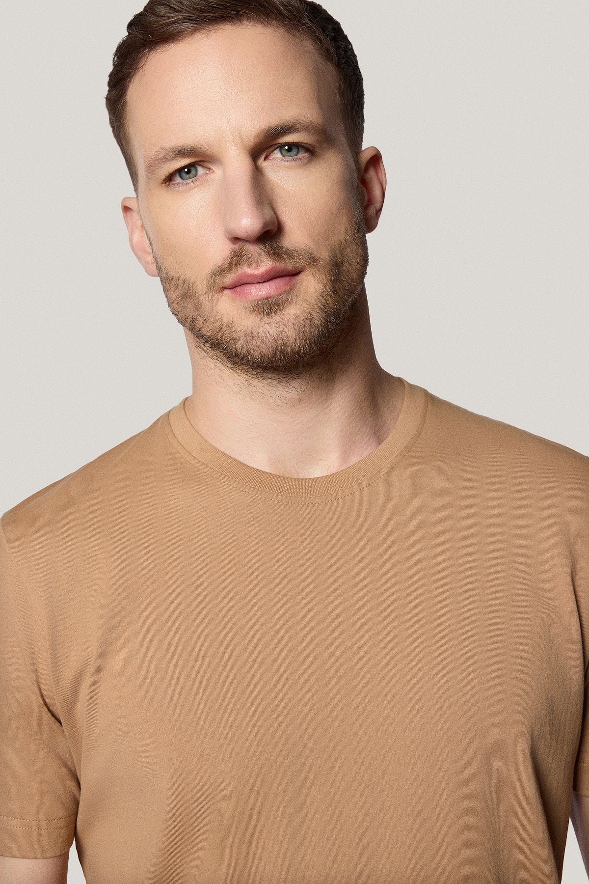 Zestaw 2 T-shirtów Bawełnianych Jasnobeżowy i Beżowy PM6
